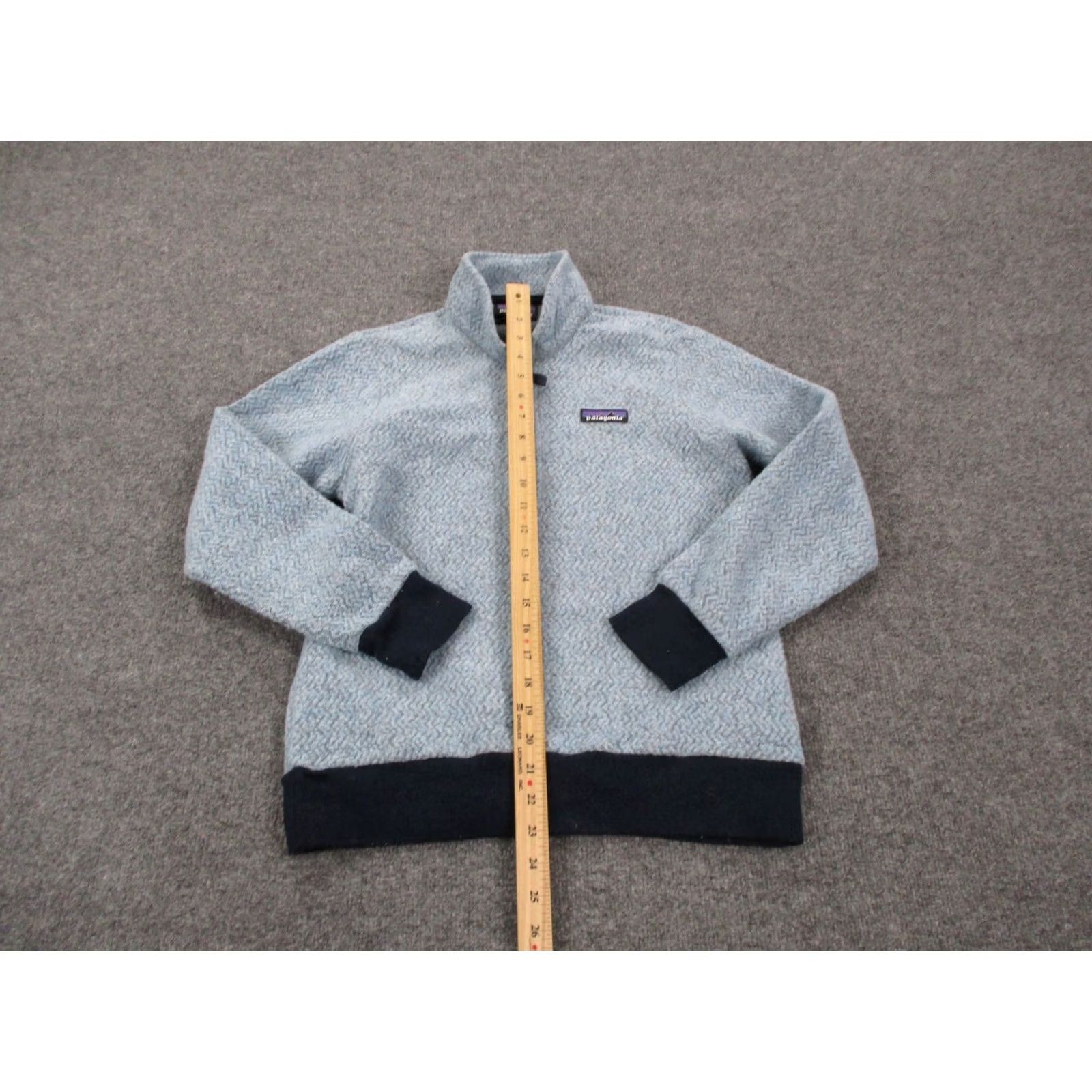 Patagonia Patagonia Jacket Womens XS Woolyster Fuzzy Fleece Outdoor Hiking Camping Blue 26950 Size XS / US 0-2 / IT 36-38 - 3 Thumbnail