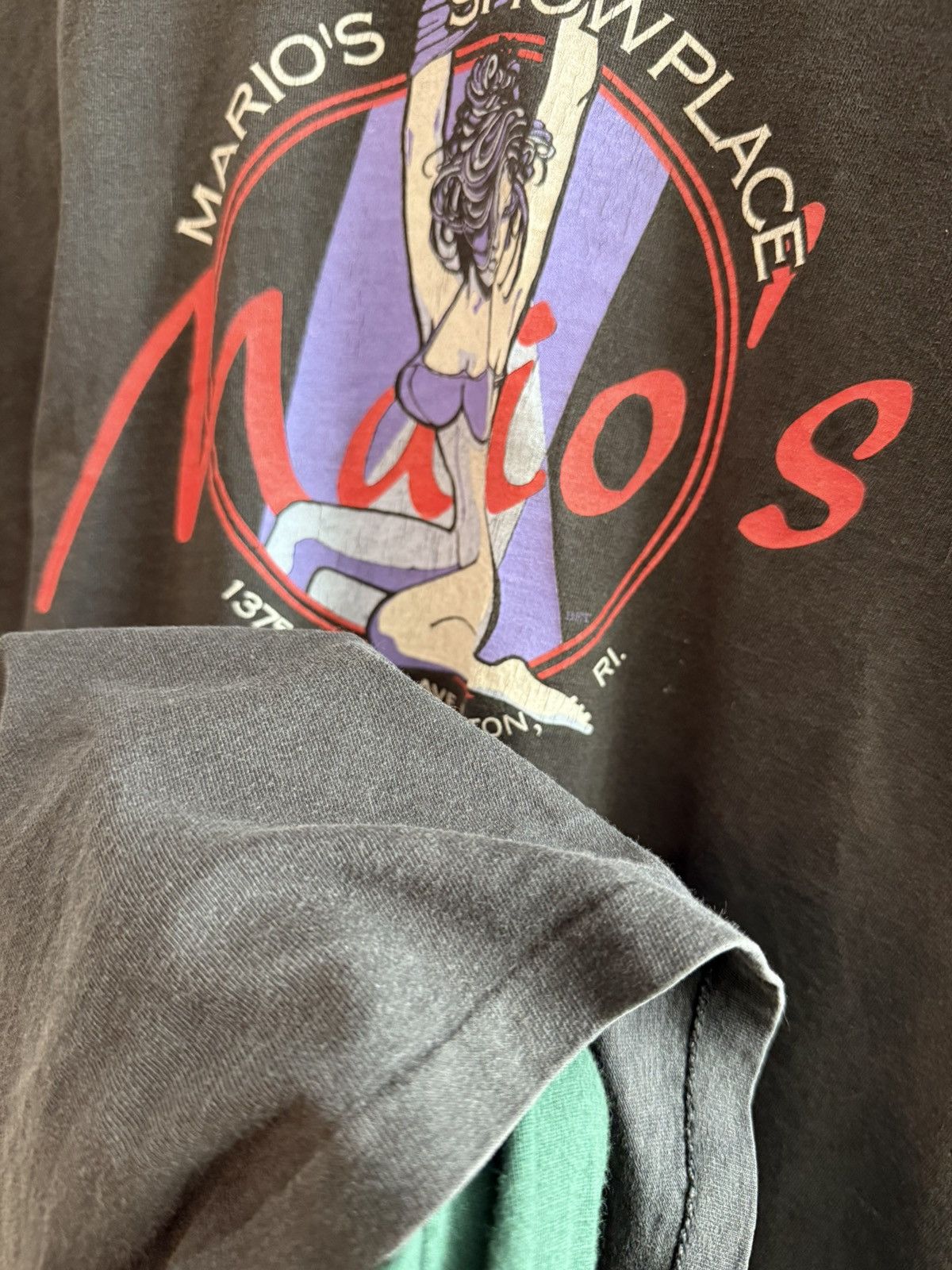 Vintage Stripper 90s vintage tee Size US XL / EU 56 / 4 - 3 Thumbnail