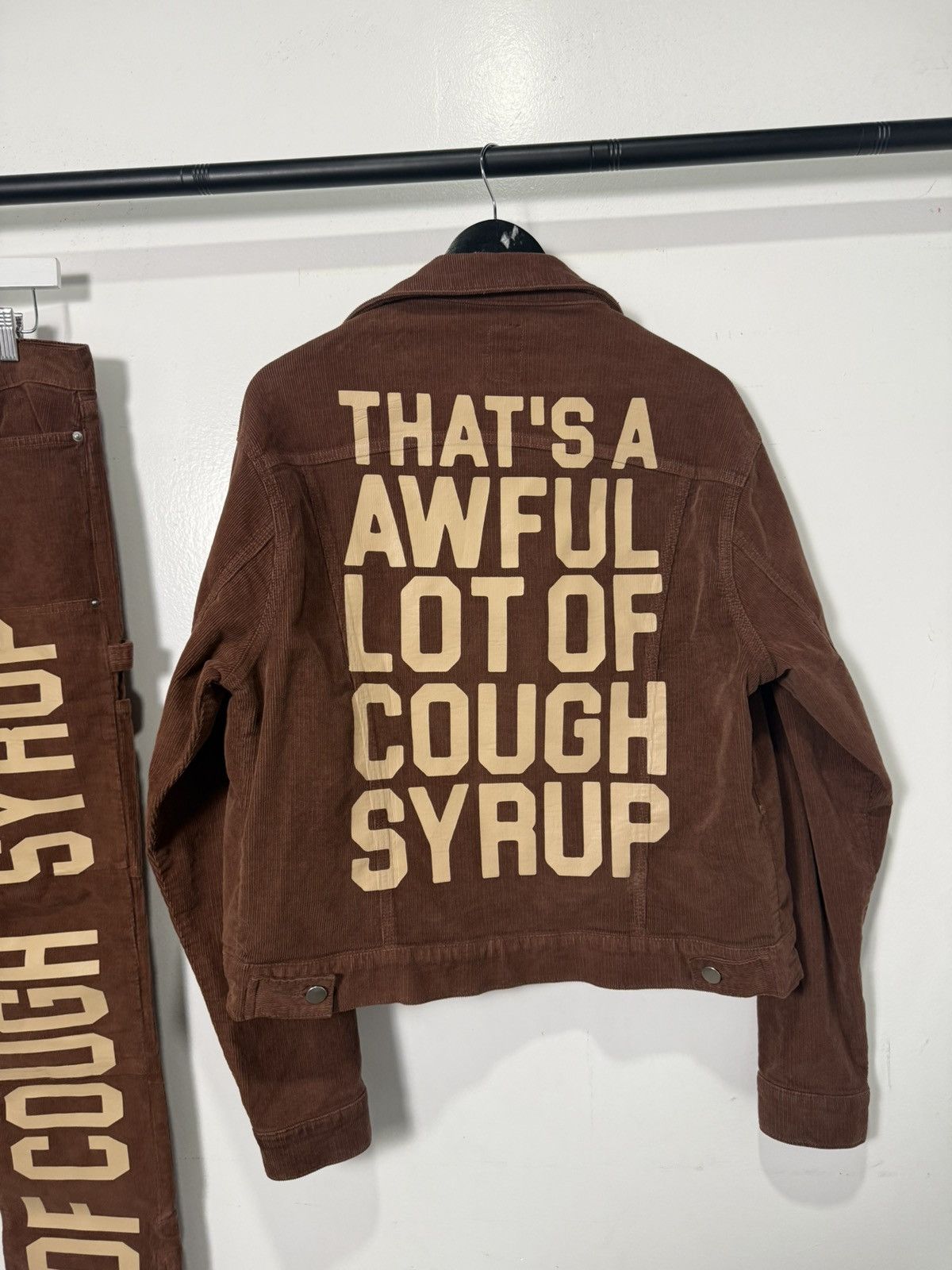 Awful Lot of Cough Syrup brown corduroy suit Size US 34 / EU 50 - 7 Thumbnail