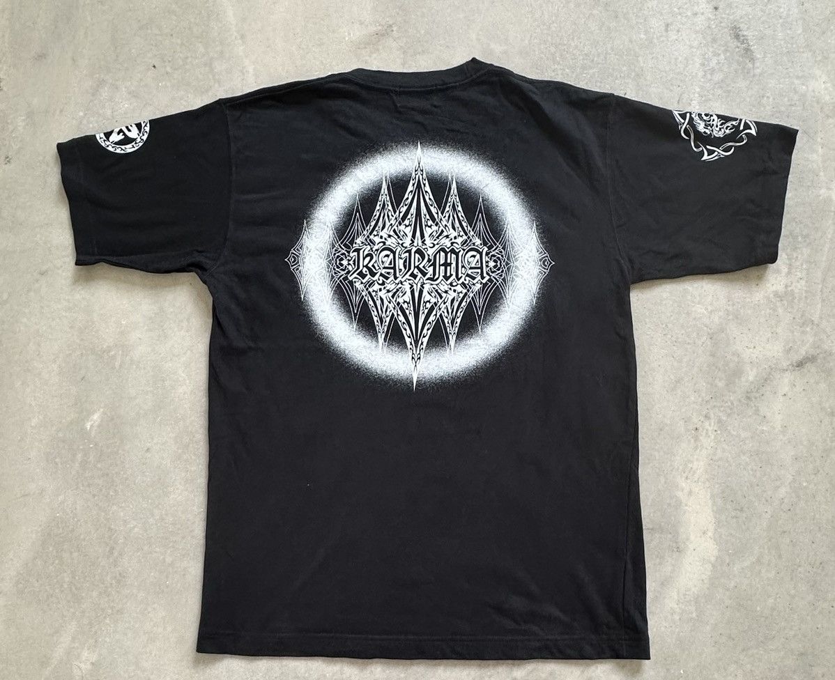 Japanese Brand VINTAGE KARMA MANTRA PUNK TEE Size US M / EU 48-50 / 2 - 1 Thumbnail