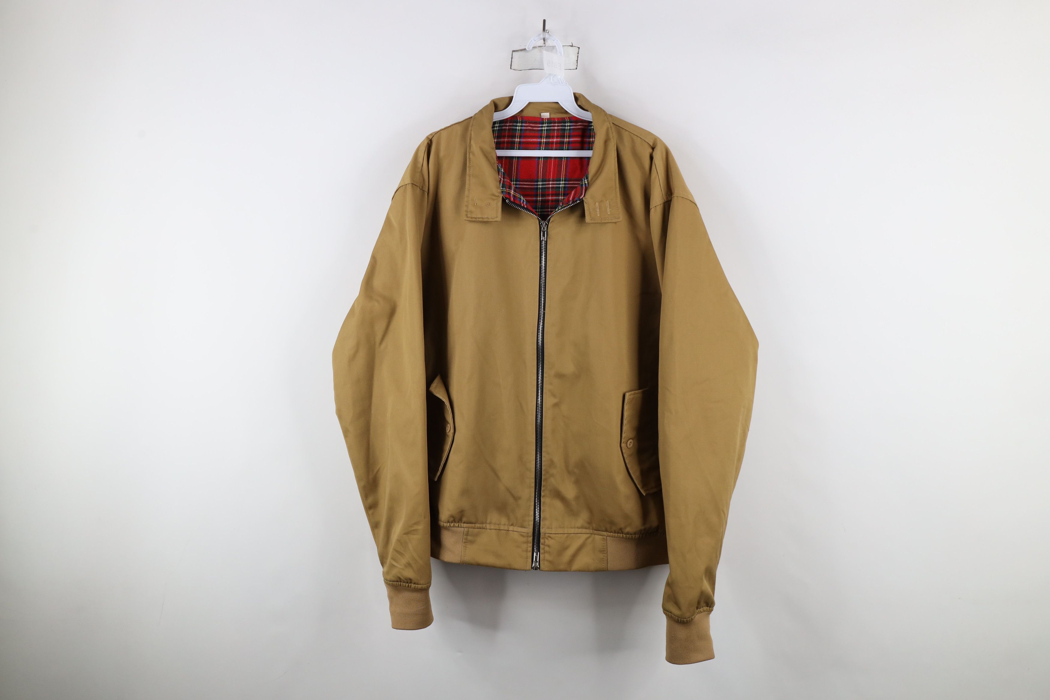 Vintage Vintage 90s Streetwear Full Zip Cafe Racer Bomber Jacket Size US XL / EU 56 / 4 - 1 Thumbnail