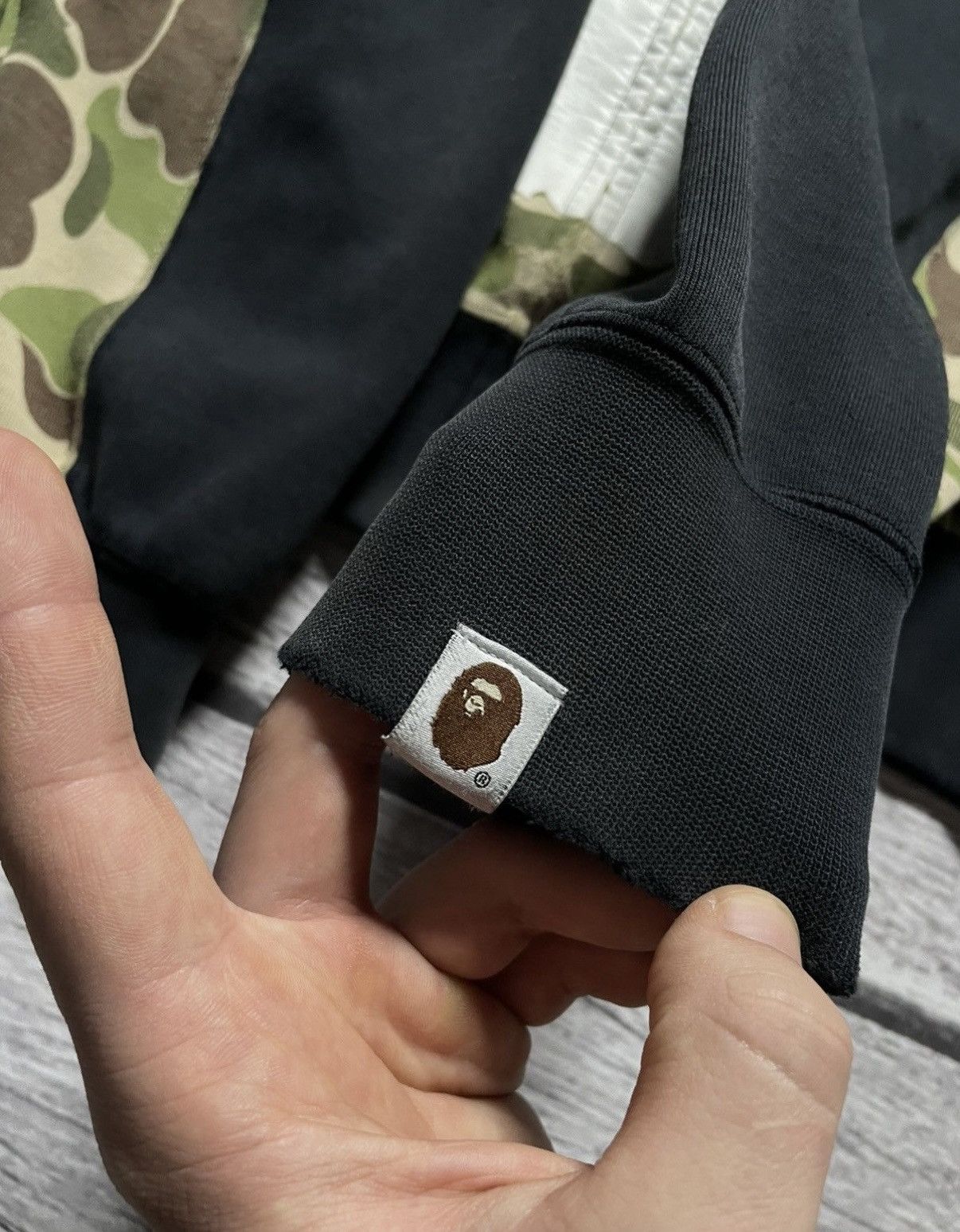 Bape × Puma Bape x Puma collab black and green camo hoodie Size US S / EU 44-46 / 1 - 6 Thumbnail