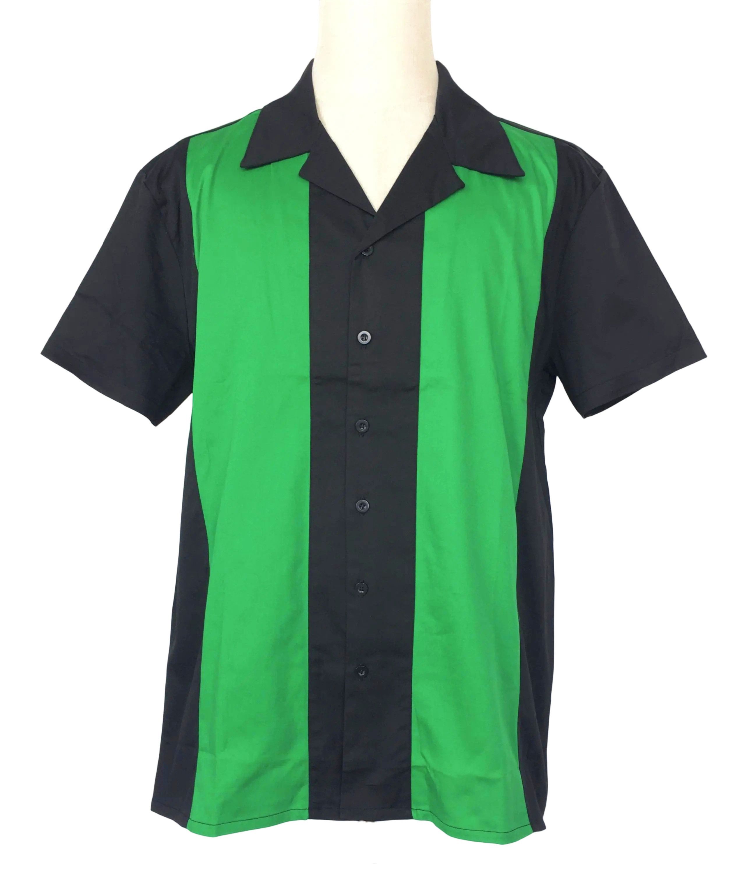 Other Retro Two-tone Men Shirt Solid Casual Shirt Green Size US XXL / EU 58 / 5 - 1 Thumbnail