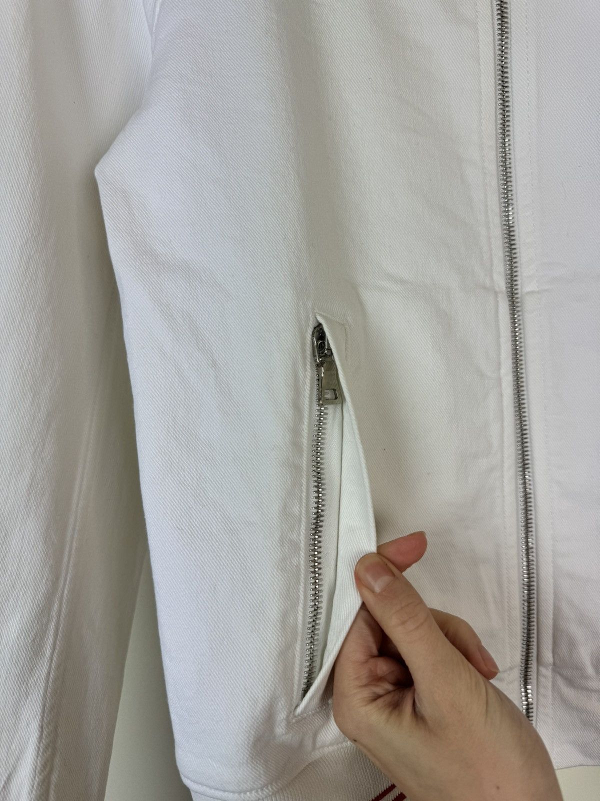 Prada Prada Luna Rosa vintage white denim cotton jacket rare S Size S / US 4 / IT 40 - 6 Thumbnail