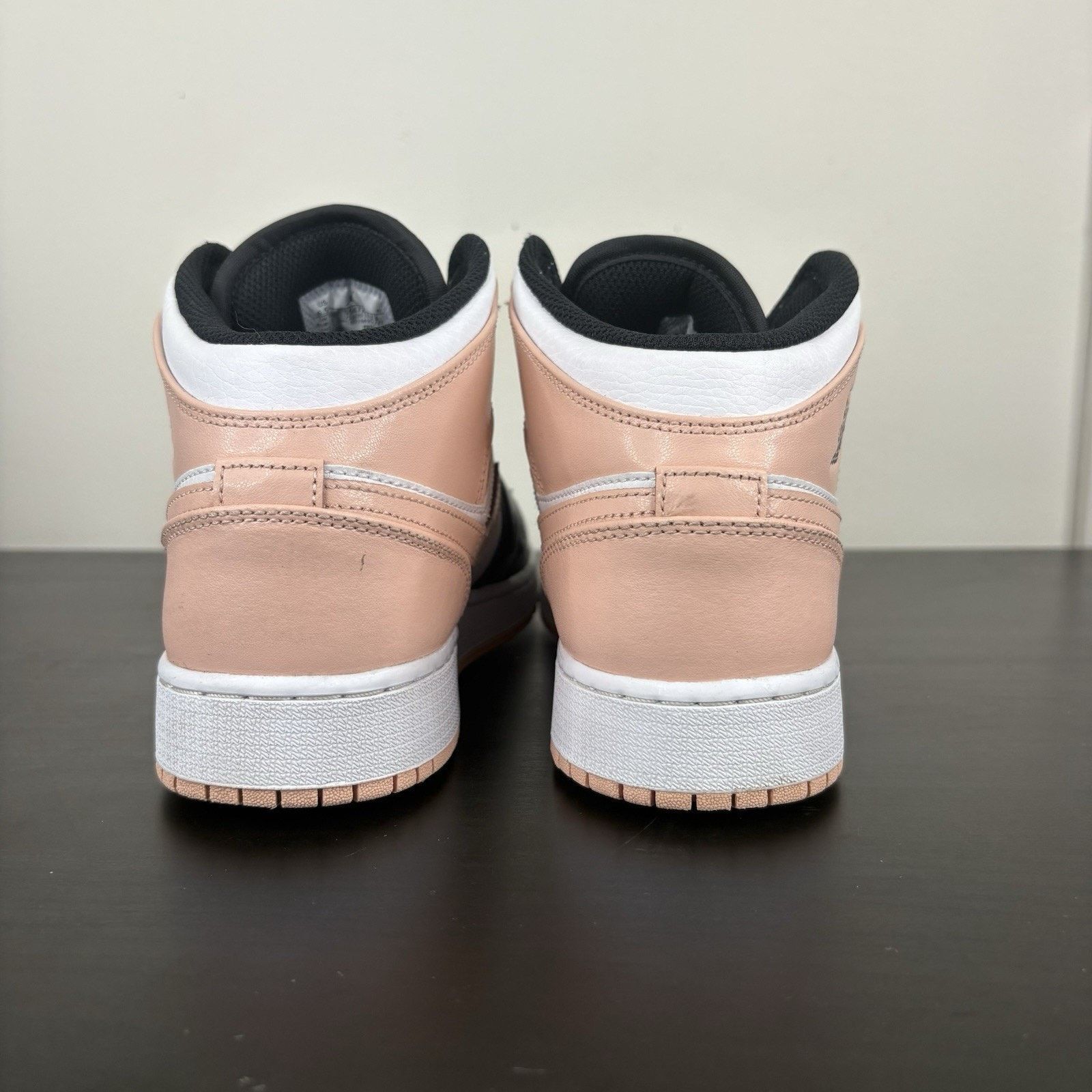 Nike Size 6.5Y/8W - Jordan Air 1 Mid GS White/Black/Crimson Tint Size US 8 / IT 38 - 5 Thumbnail