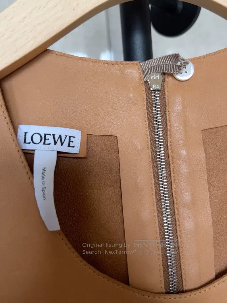 Loewe Loewe Lady's Sheepskin Sleeveless Dress, Slightly Dyed, Si Size XS / US 0-2 / IT 36-38 - 2 Thumbnail