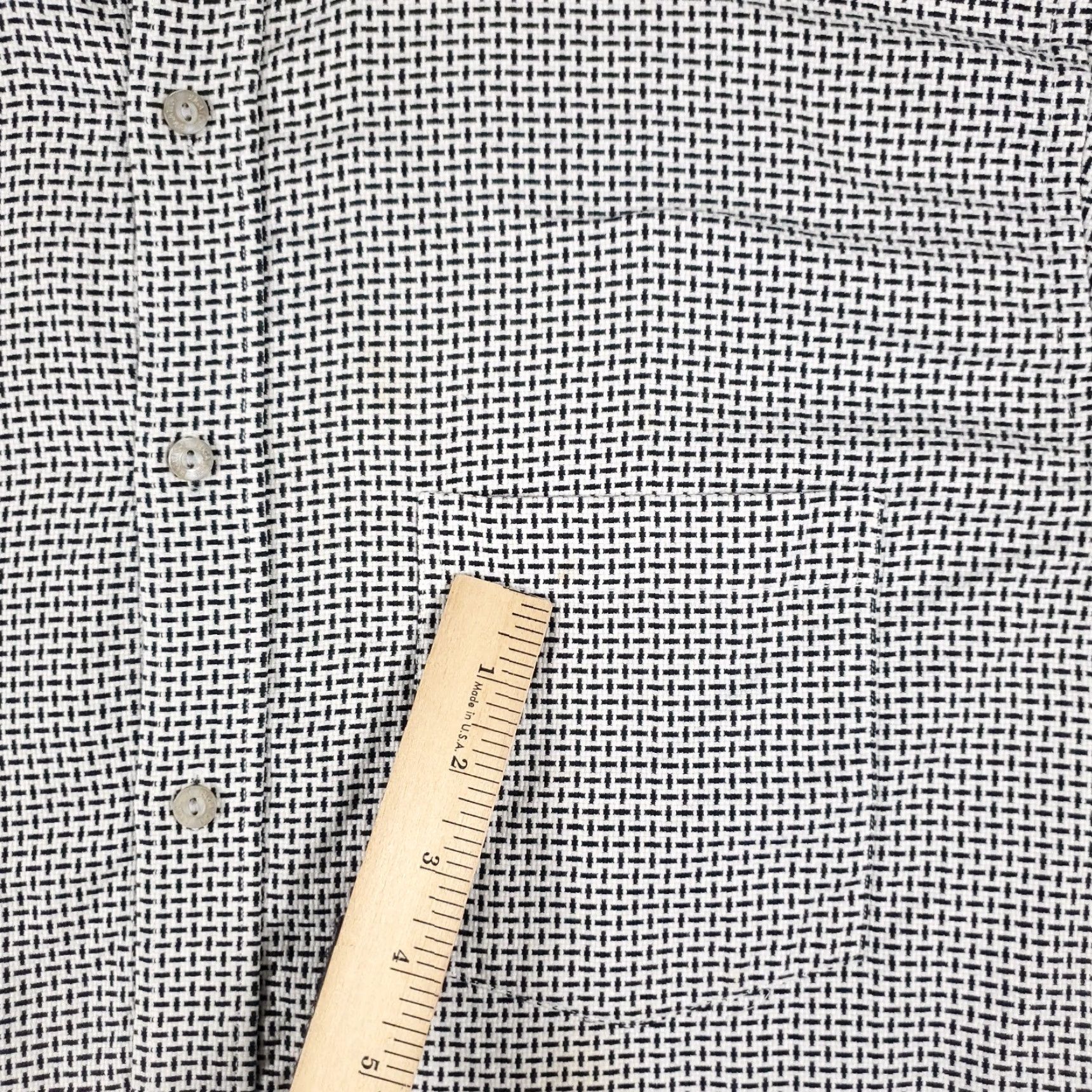 BUGATCHI Bugatchi Uomo Button-Up Shirt Mens Large Gray Check Long Sleeve Size US L / EU 52-54 / 3 - 4 Thumbnail