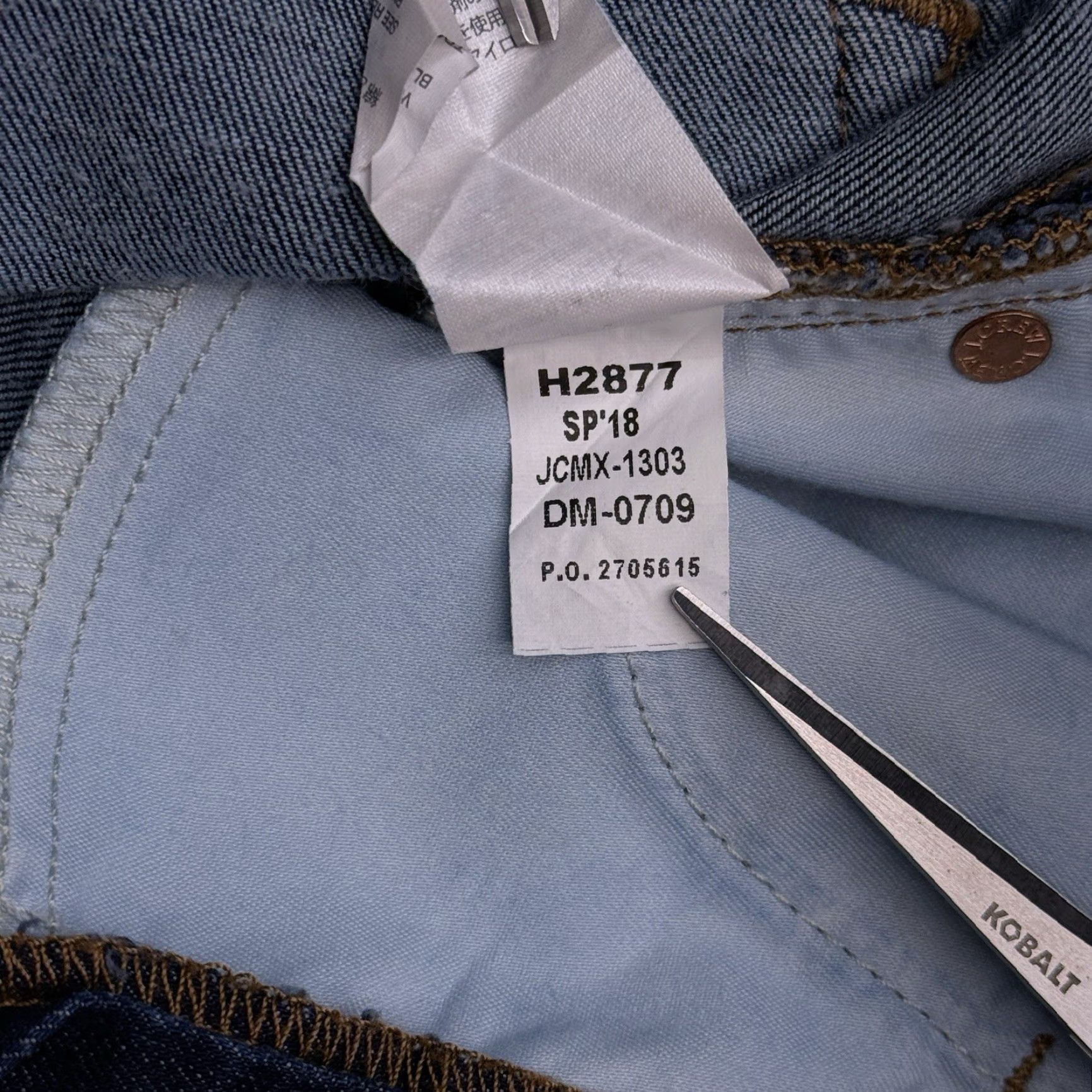 J.Crew J.CREW Toothpick Jeans Womens 26 Tall High Rise Stretch Denim Blue Slim 5-Pocket Button Zipper Pocket Pockets Modern Vintage: No (omit) Size 29" - 7 Thumbnail