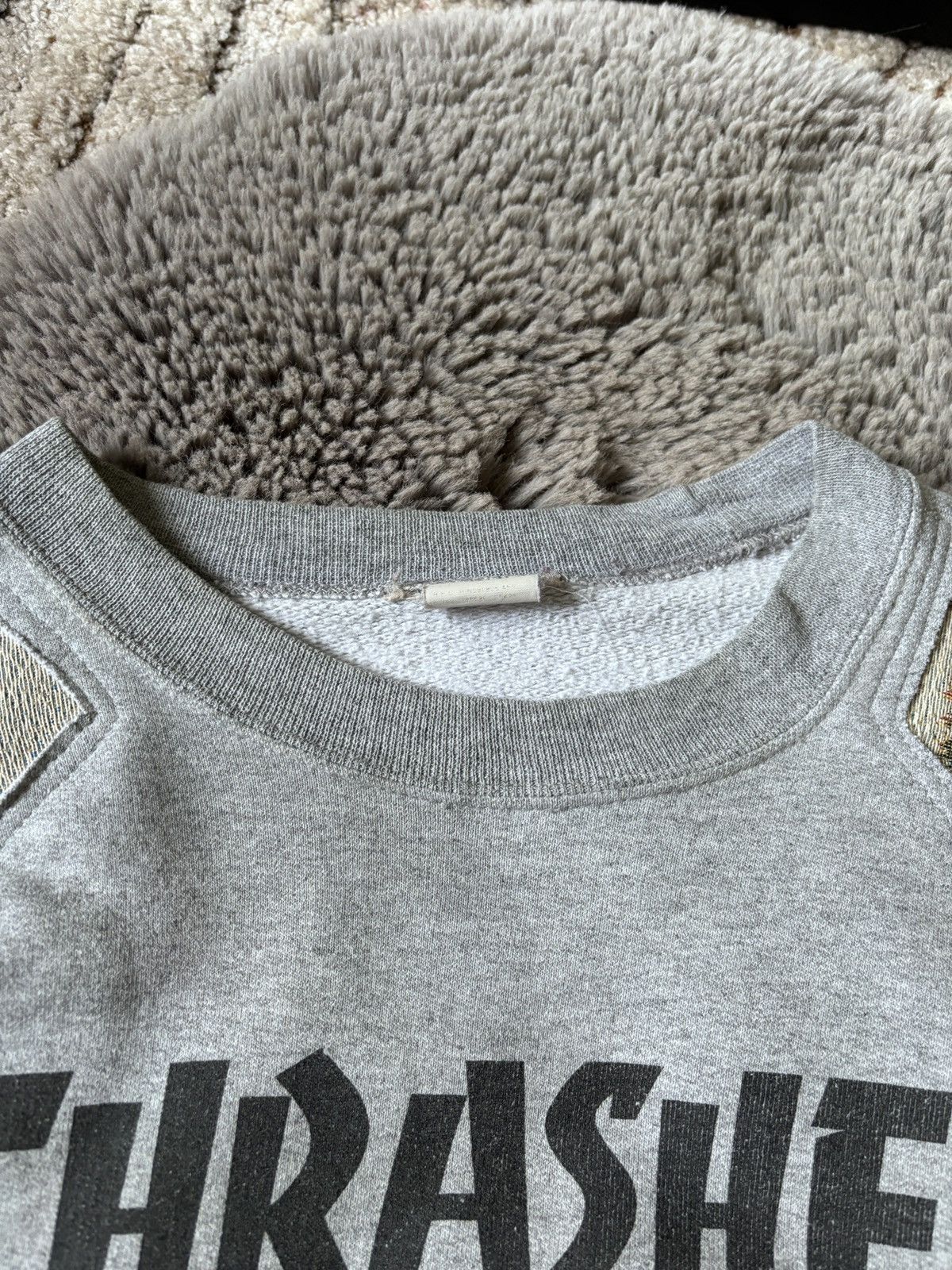 Thrasher × Vintage Thrasher Reworked Junya Watanabe style vintage sweatshirt Size US L / EU 52-54 / 3 - 7 Thumbnail