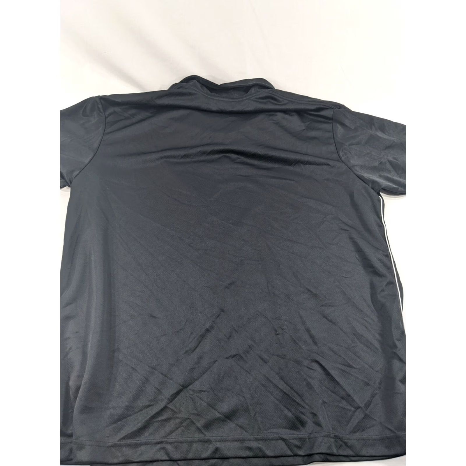 Nike VINTAGE Nike Black And White Res Polo Shirt XL Mens Grey Tag Size US XL / EU 56 / 4 - 7 Thumbnail