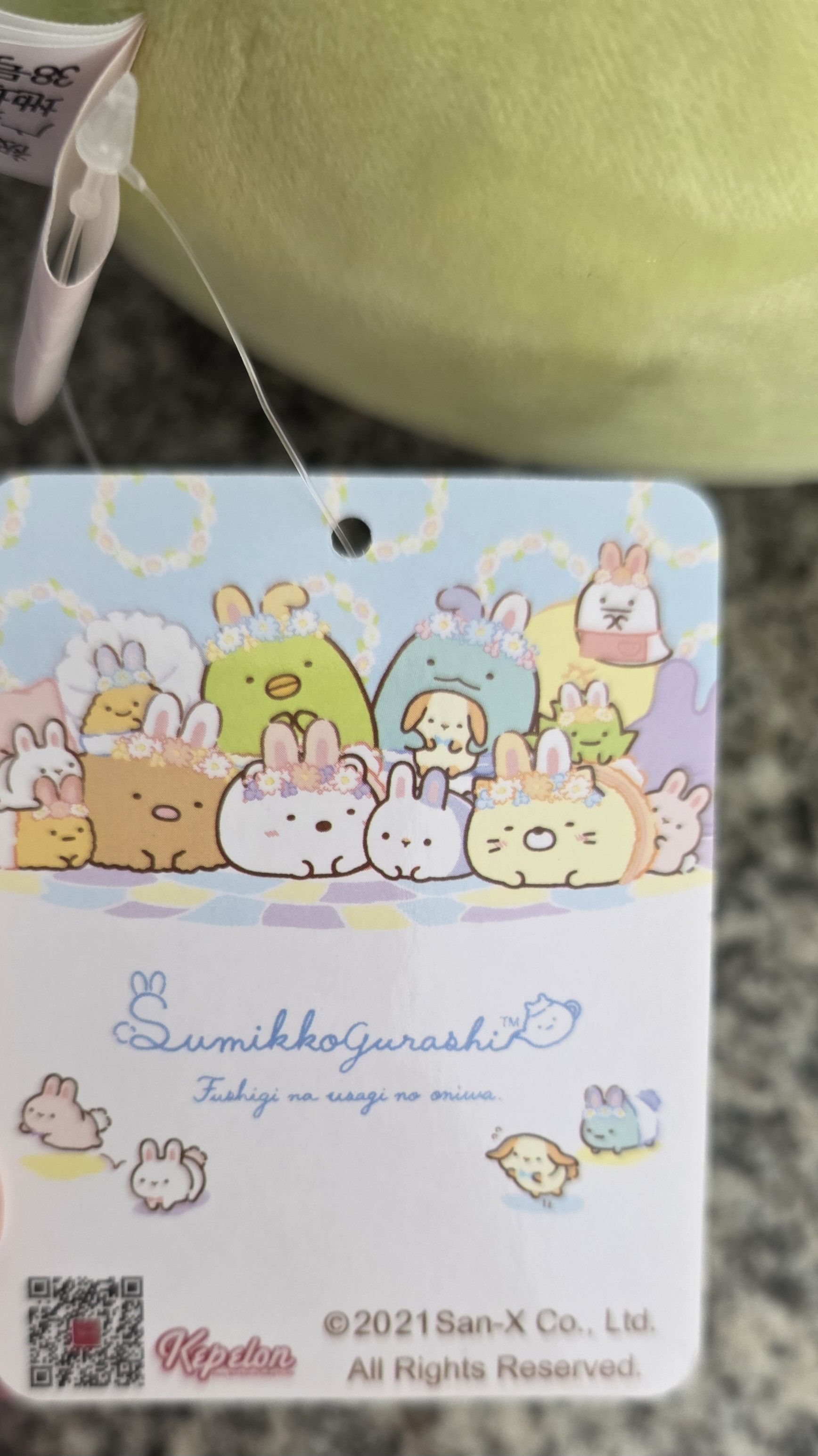 Other NWT San-X Sumikko Gurashi Rabbit Green Penguin Plush 9" Size ONE SIZE - 3 Thumbnail