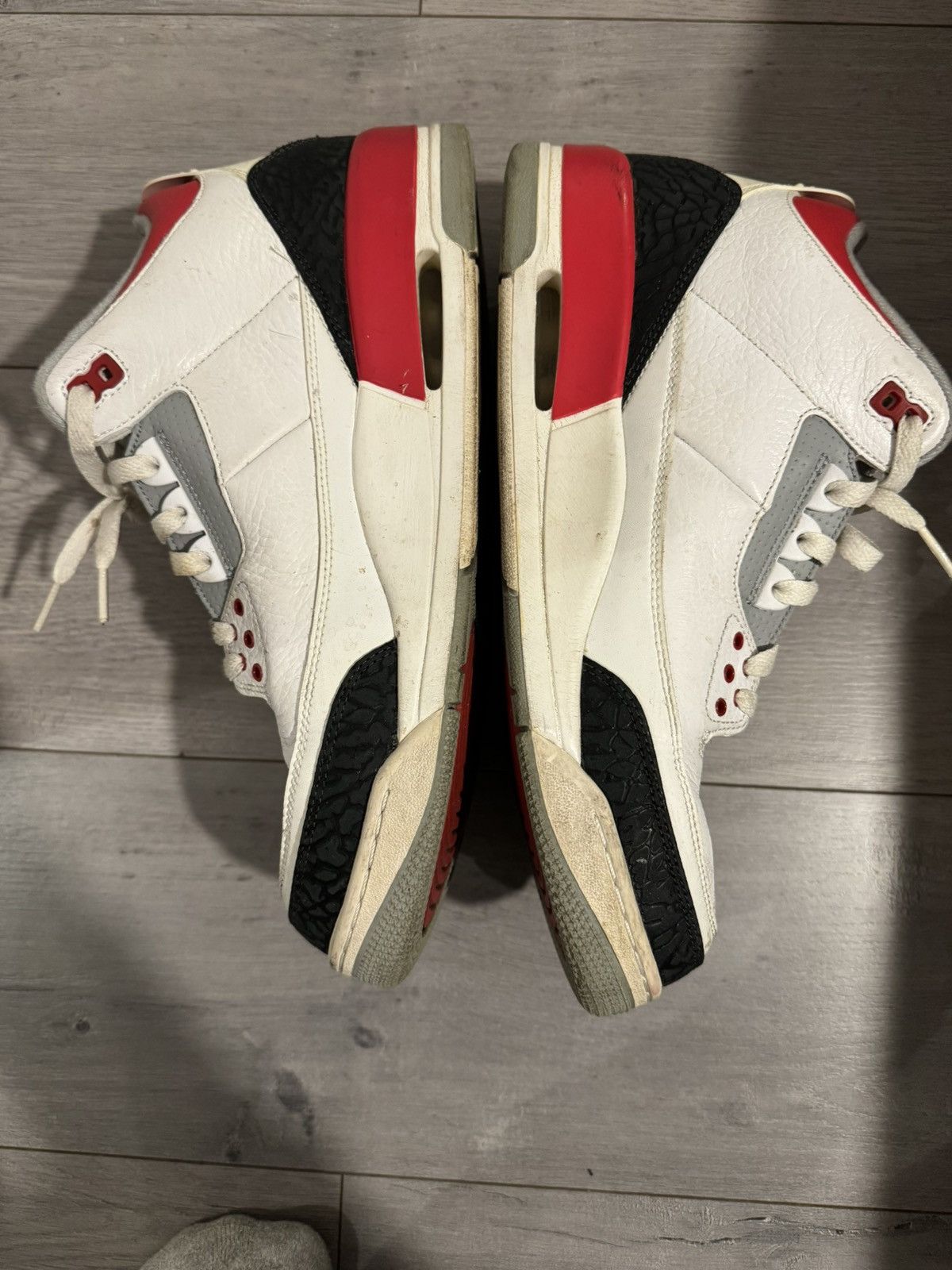 Jordan Brand Jordan Fire Red 3 2013 Size US 11.5 / EU 44-45 - 6 Thumbnail