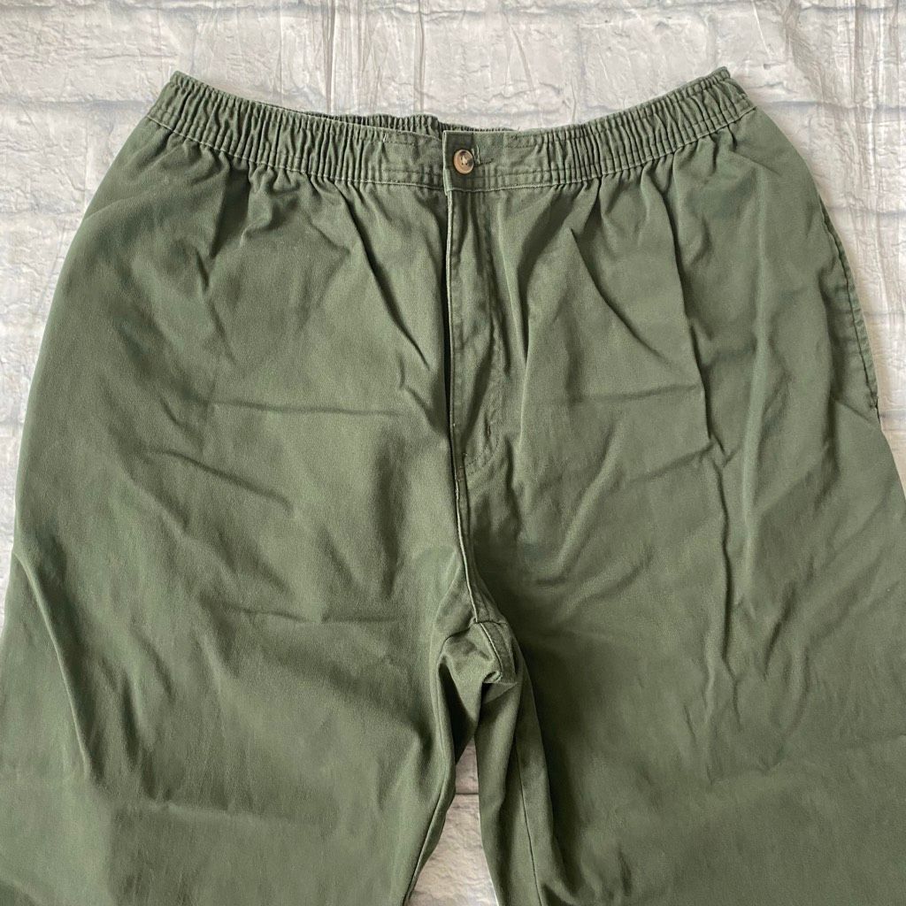 Puritan Puritan men L cotton blend pull-on casual chino pants olive Size US 40 / EU 56 - 3 Thumbnail
