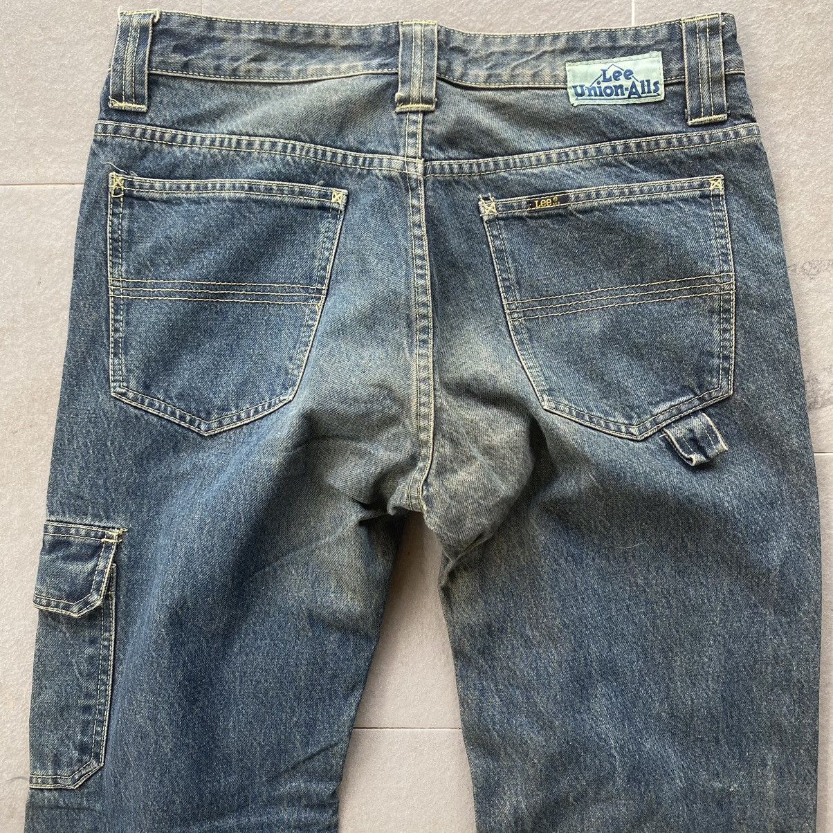 Lee Lee Cargo denim union all Size US 33 - 12 Thumbnail