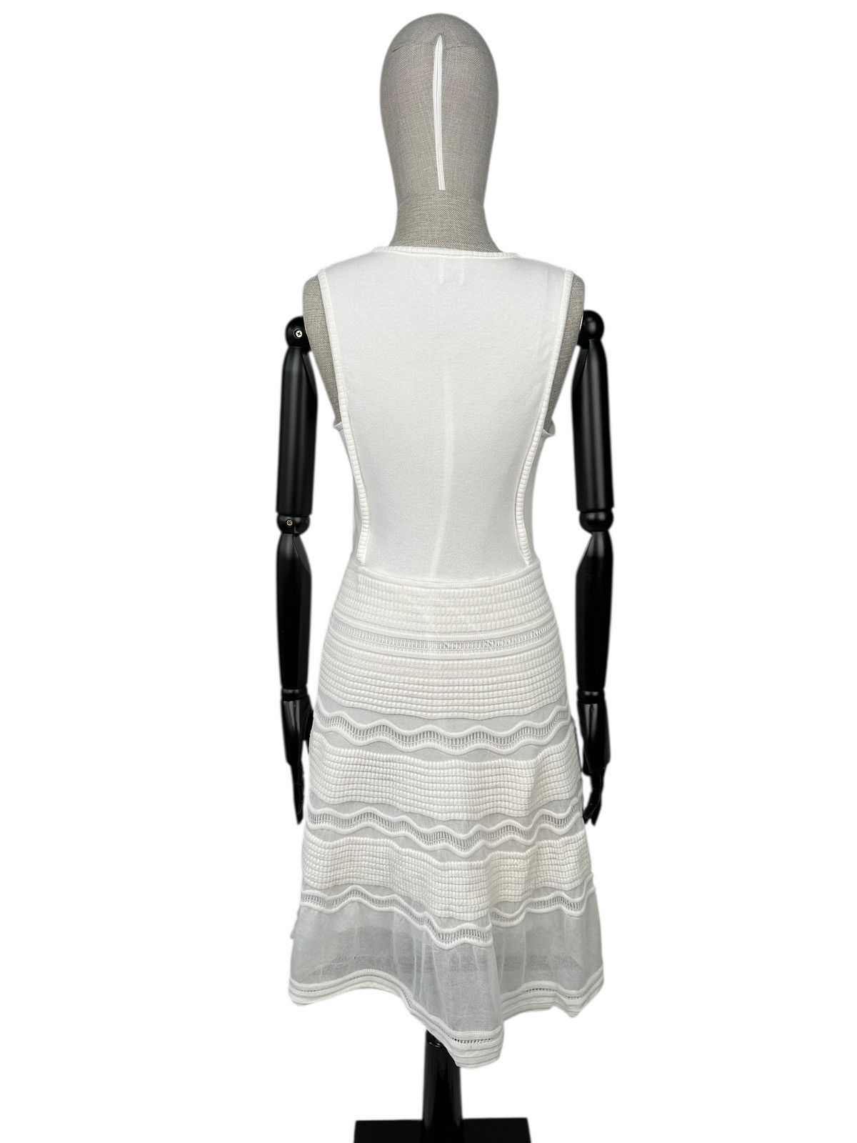 Missoni MISSONI White Jersey A-Line Mini Dress size 42 Women’s Size M / US 6-8 / IT 42-44 - 3 Thumbnail