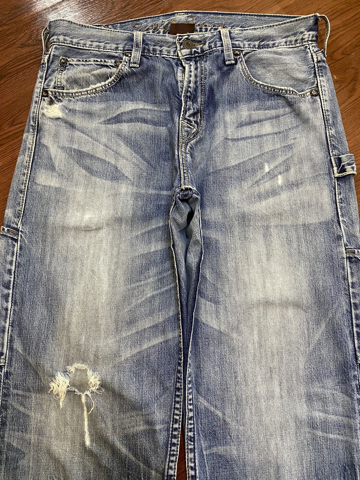 Levi's Vintage Clothing Vintage Levis Japan Blue Wash Workwear Jeans Size US 31 - 3 Thumbnail