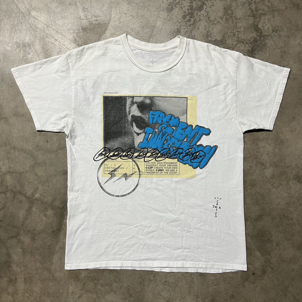 Fragment Design × Travis Scott 2021 Travis Scott Cactus Jack x Fragment Design T-Shirt Size US M / EU 48-50 / 2 - 2 Thumbnail