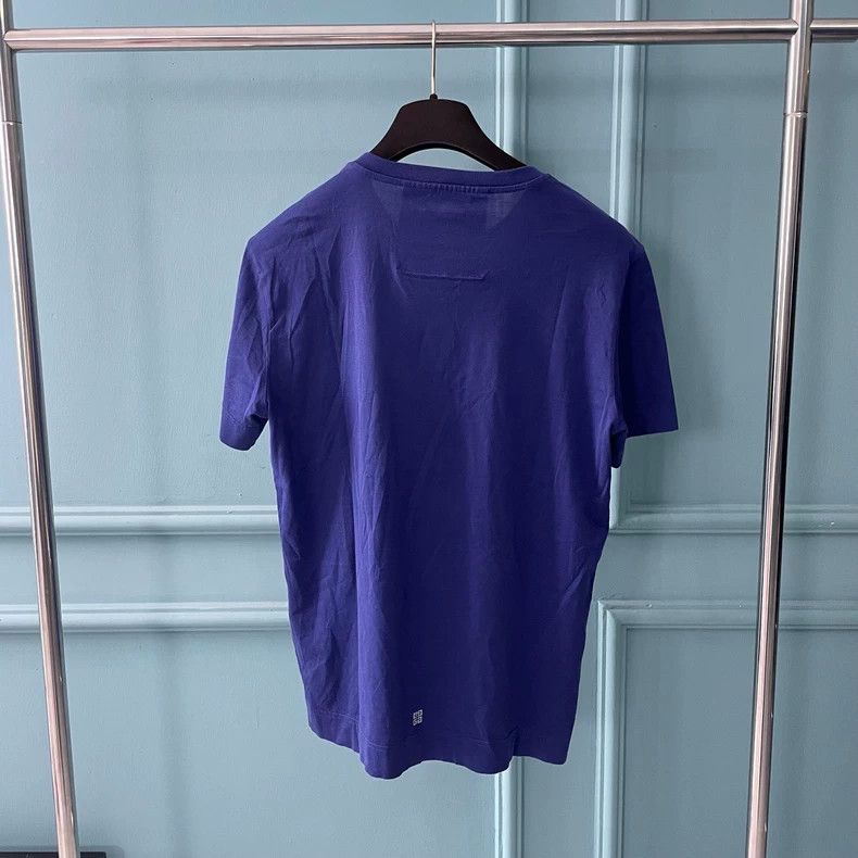 Givenchy Givenchy Blue Chest Printed Logo Short Sleeve T-Shirt Size US M / EU 48-50 / 2 - 2 Thumbnail