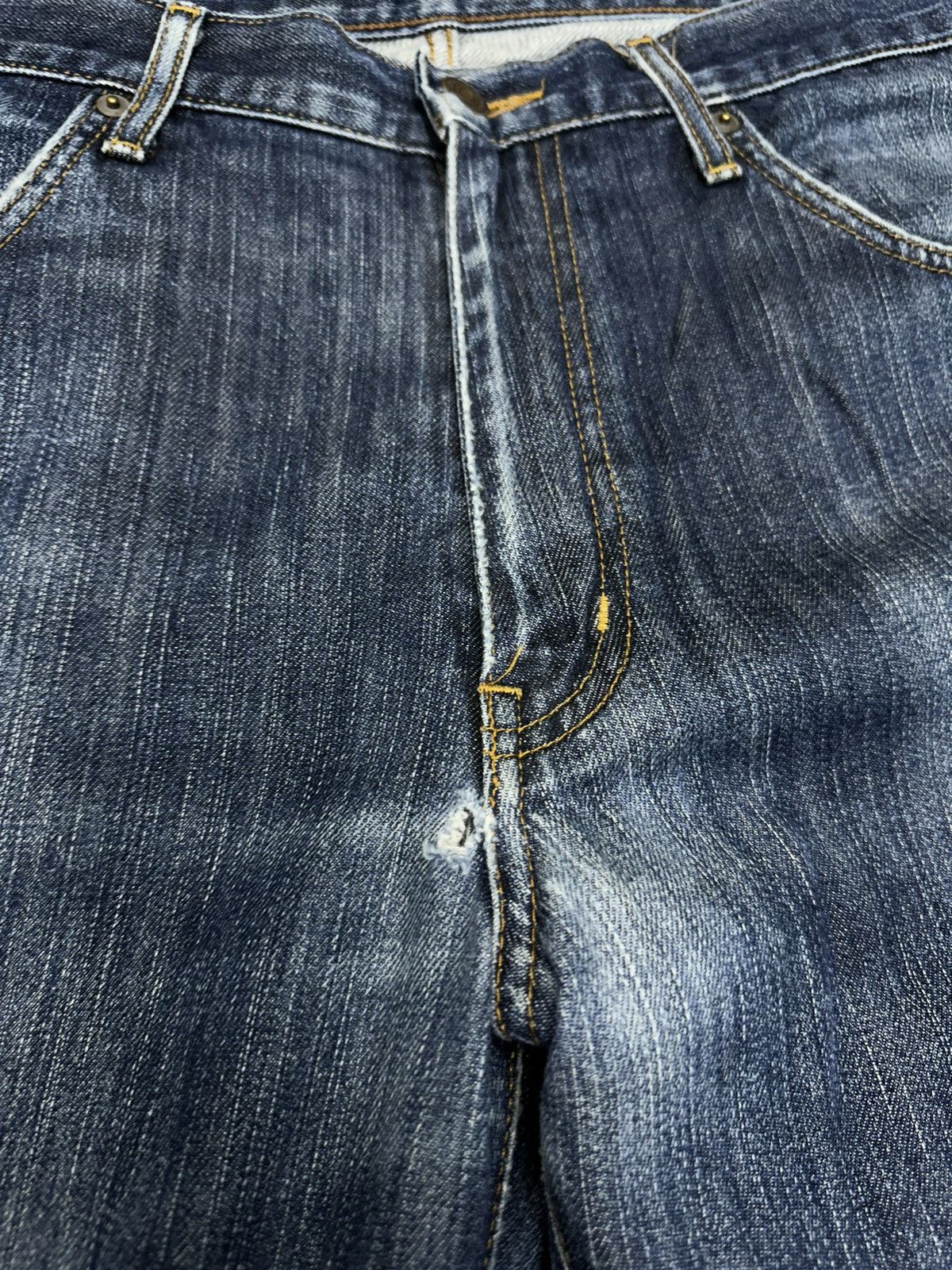 Beauty Beast × Edwin × If Six Was Nine Vintage Edwin 404 Faded Washed Distressed Denim F26 Size US 36 / EU 52 - 5 Thumbnail