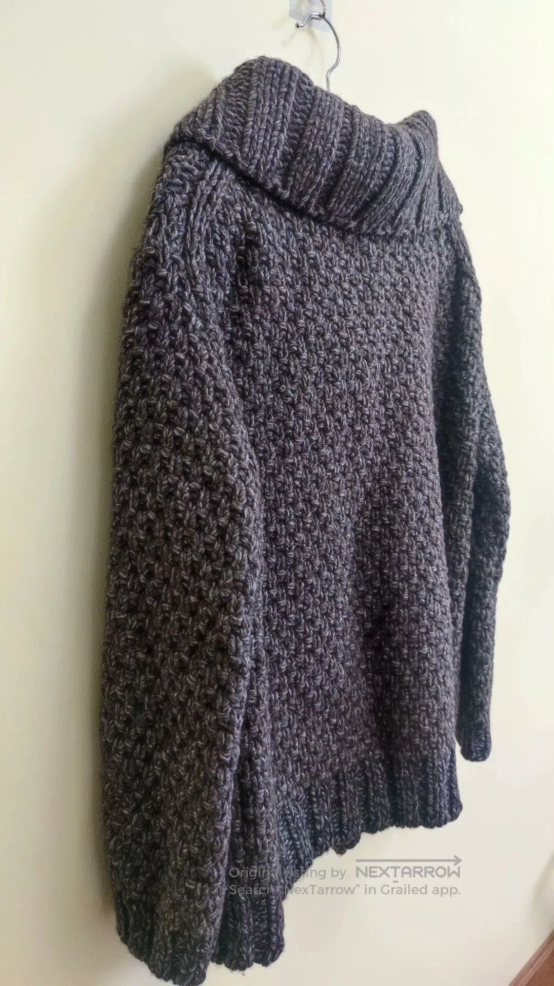Takahiromiyashita The Soloist. Rare Fabric Knitted Cardigan with Unique Texture. Size US M / EU 48-50 / 2 - 4 Thumbnail