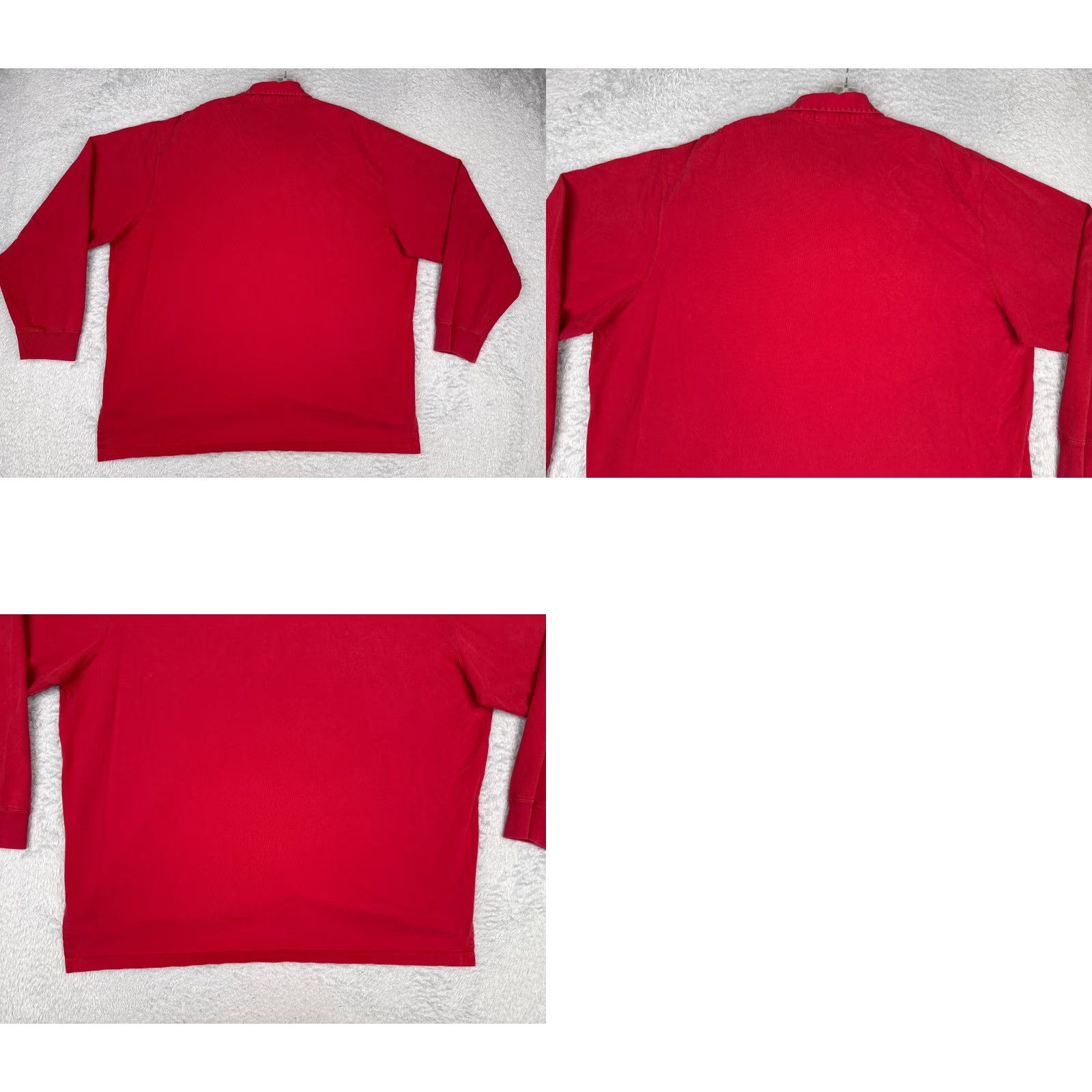 Ralph Lauren VINTAGE Ralph Lauren Polo Shirt Men XL Red Cotton Long Sleeve Size US XL / EU 56 / 4 - 9 Thumbnail