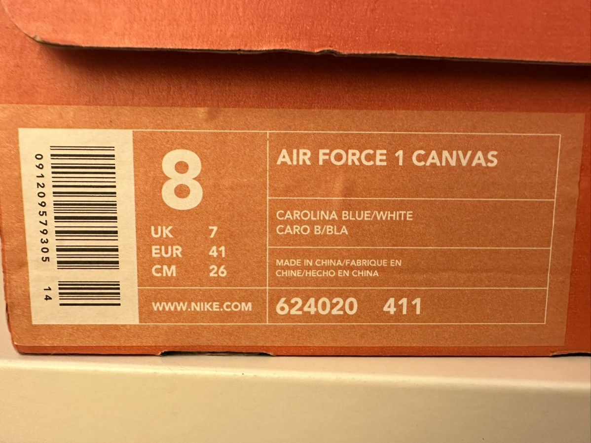 Nike × Vintage 2000 Nike Air Force 1 Canvas Size US 8 / EU 41 - 8 Thumbnail