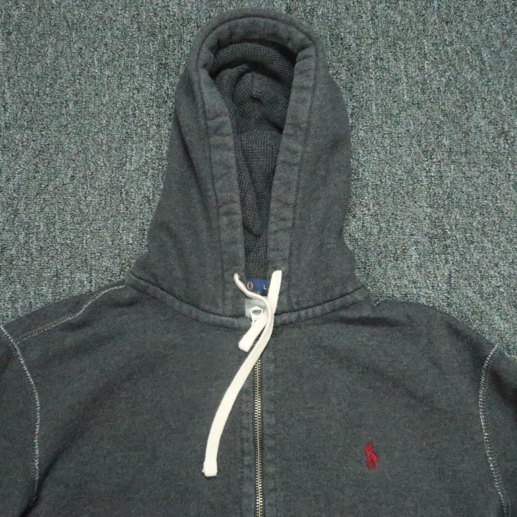 Polo Ralph Lauren Polo Ralph Lauren Hoodie Mens Large Gray Full Zip Pony Hooded Heavyweight Size US L / EU 52-54 / 3 - 2 Thumbnail