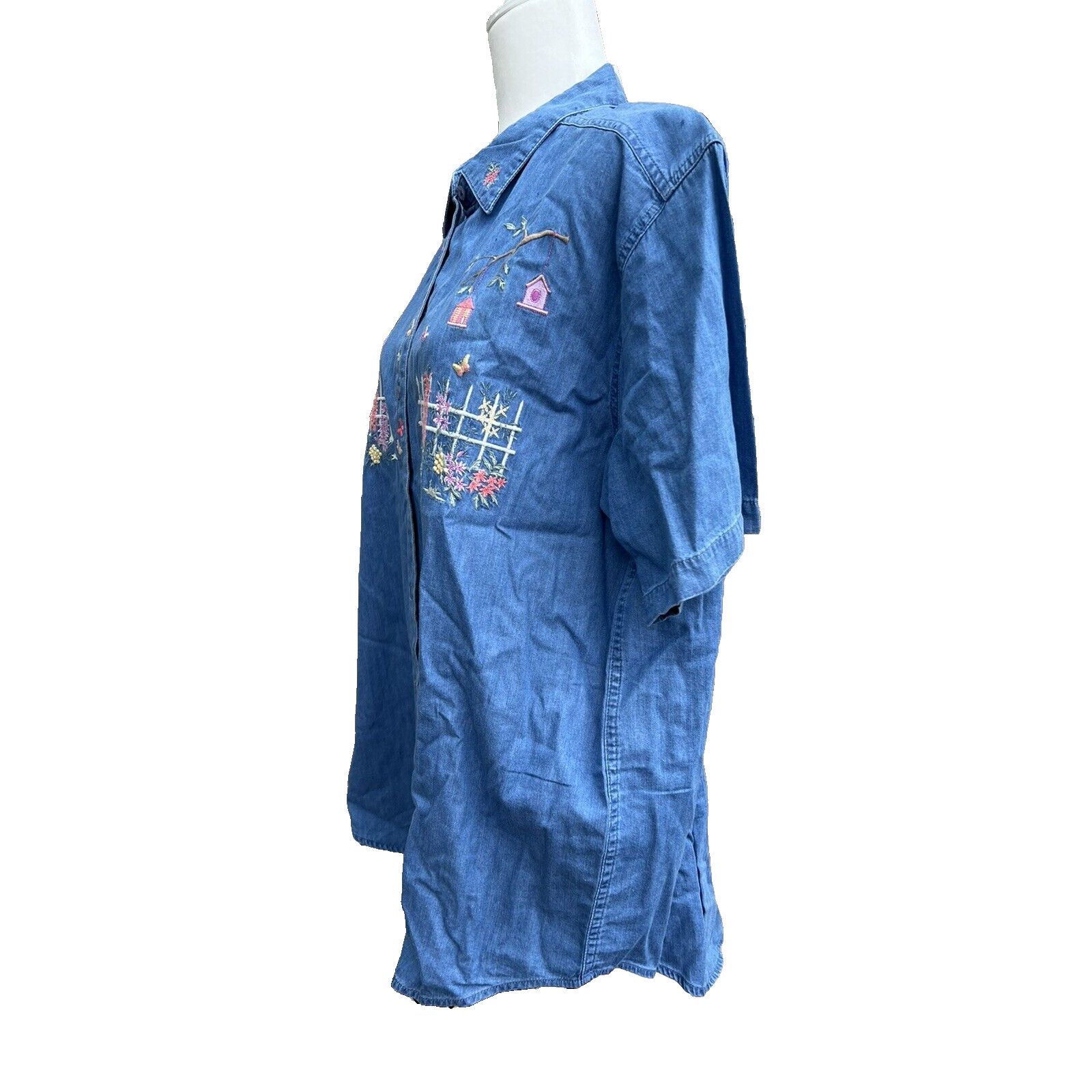 & Other Stories Northern Treasures Size XL Embroidered cotton A000289 Size XL / US 12-14 / IT 48-50 - 3 Thumbnail