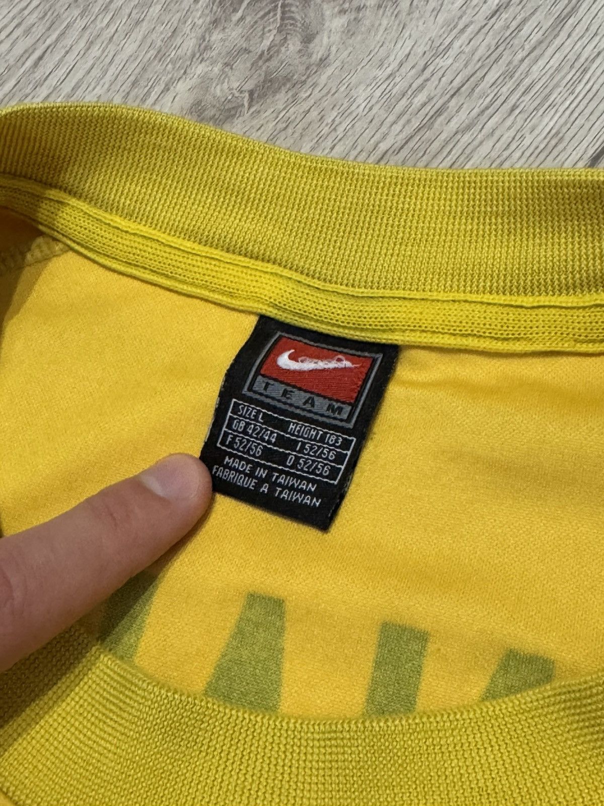 Nike 🔷Vintage Nike Ronaldo R9 Soccer jersey 90s🔷 Size US L / EU 52-54 / 3 - 4 Thumbnail