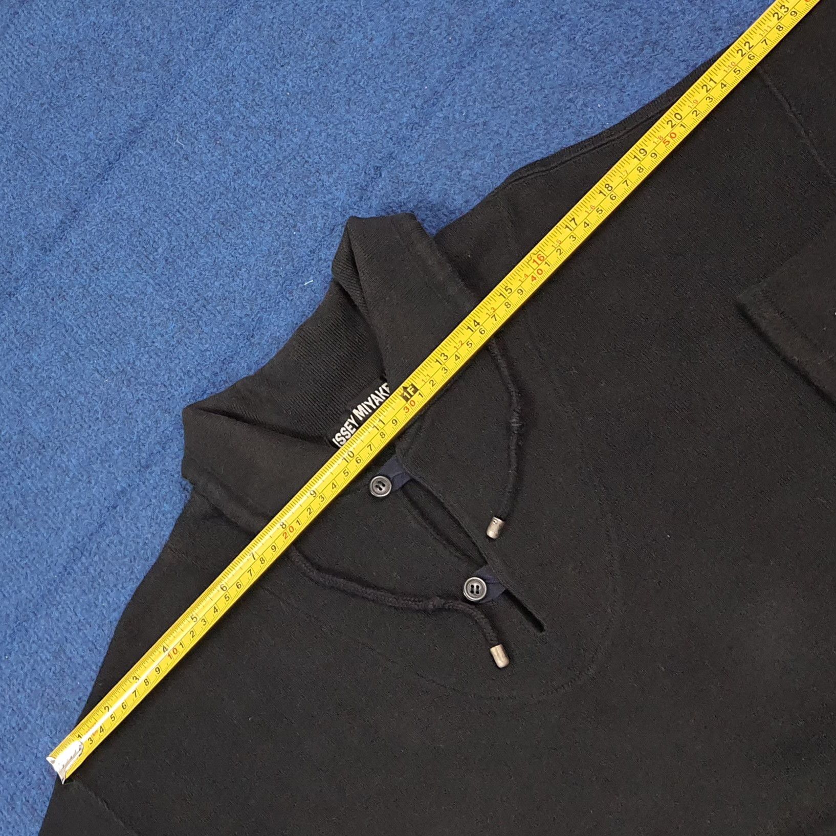 Issey Miyake Vintage Issey Miyake Drawstring Collar Sweatshirt C299N28 Size US L / EU 52-54 / 3 - 8 Thumbnail