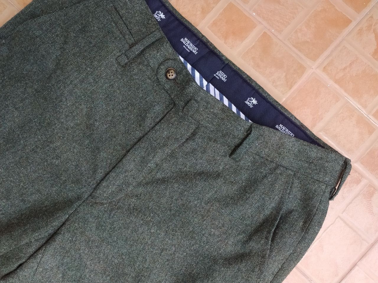 Maurizio Baldassari MAURIZIO BALDASSARI WOOL CROPPED PANTS TROUSERS SIZE 48 Size US 30 / EU 46 - 2 Thumbnail