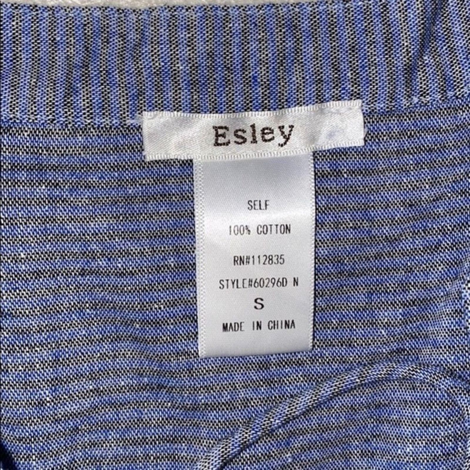 Other Esley Blue Stripe Lace Front V-Neck Swing Dress | Sz S Size S / US 4 / IT 40 - 4 Thumbnail