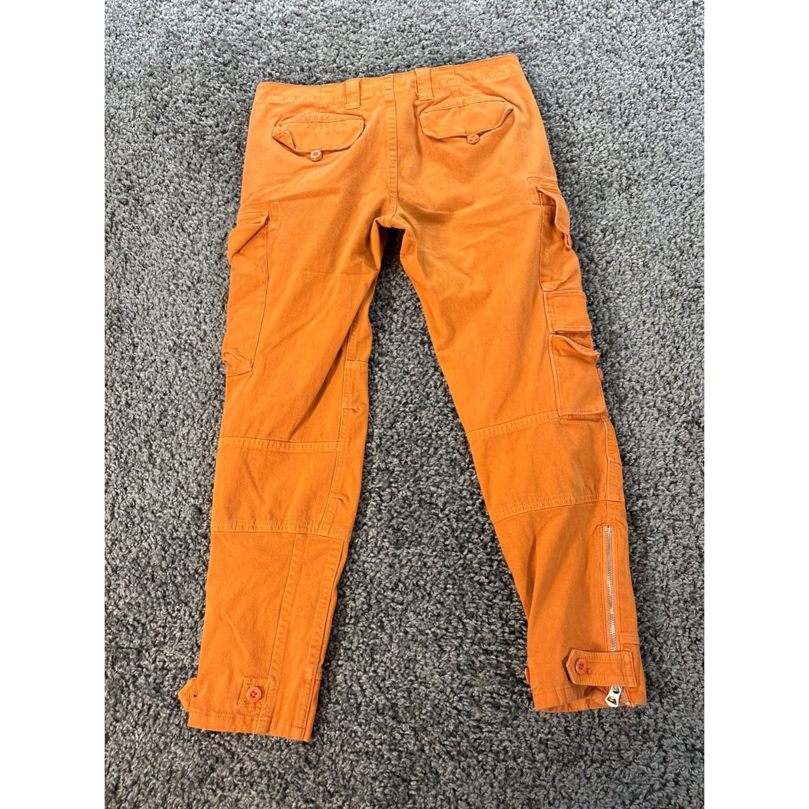 Ralph Lauren VINTAGE Ralph Lauren Pants Womens 32x26 Orange Military Cargo Utility Y2K Women Pants Orange Cargo Utility 90s Mens Womens? Size 24" / US 00 / IT 34 - 7 Thumbnail