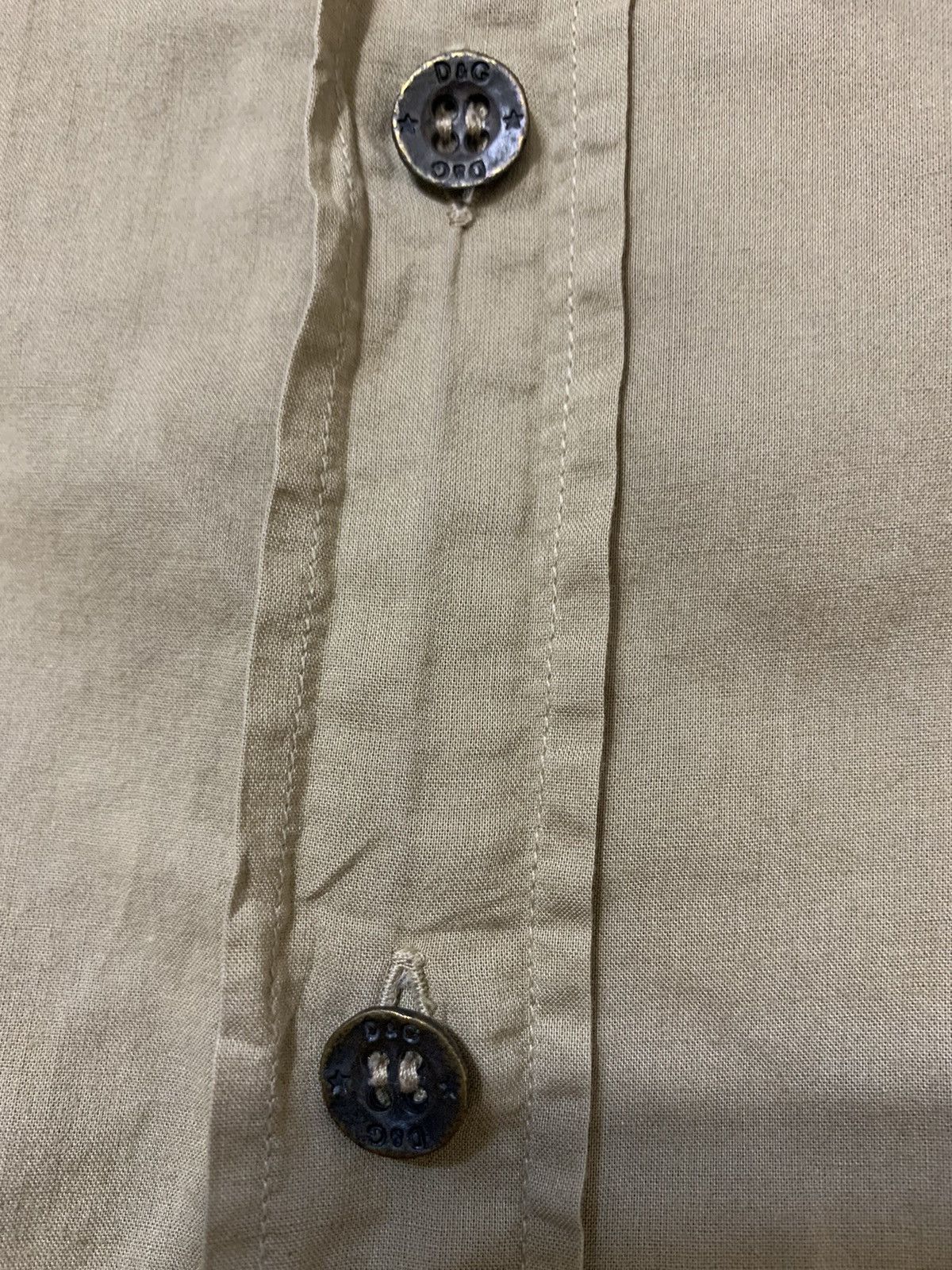 Dolce & Gabbana × Vintage Dolce & Gabbana Vintage Double Pocket Shirt Button Up Size US M / EU 48-50 / 2 - 7 Thumbnail