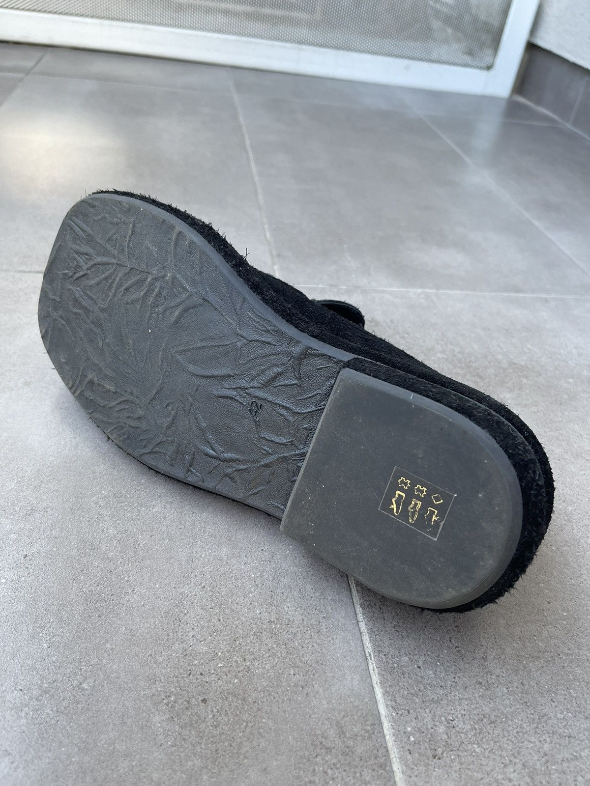Eckhaus Latta !DS! FW23 Eckhaus Latta Stacked M Black Suede Loafers Size US 9 / EU 42 - 17 Thumbnail