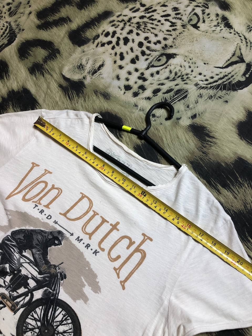 Von Dutch Von Dutch Big Heritage Motorcycle Print Crew Neck T-Shirt Size US L / EU 52-54 / 3 - 9 Thumbnail