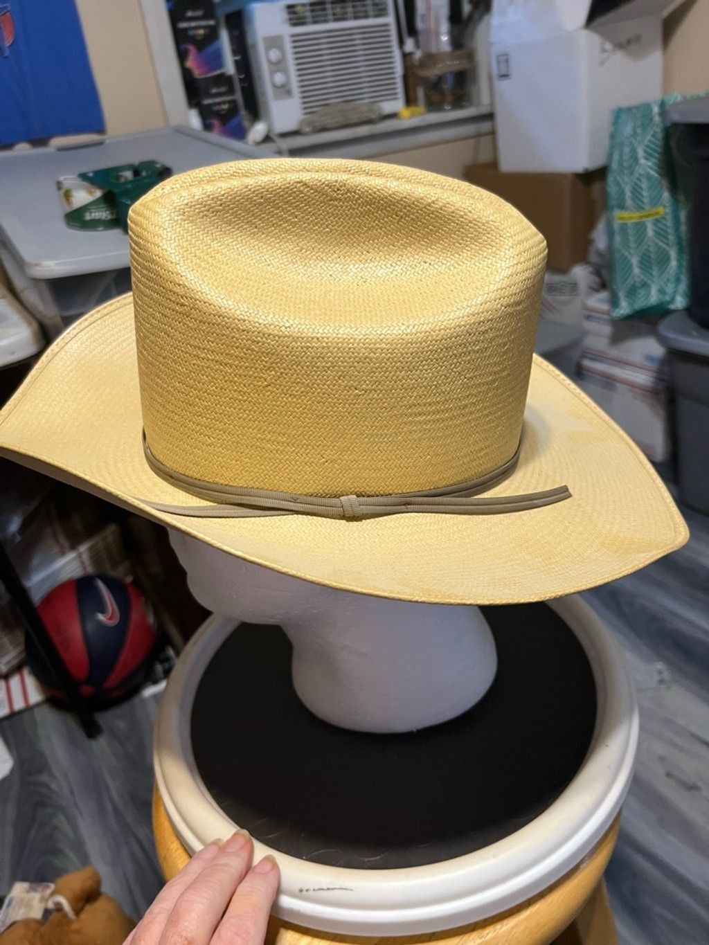 The Unbranded Brand Men's Unbranded Cowboy Hat, One Size, Beige Size 42 - 2 Thumbnail
