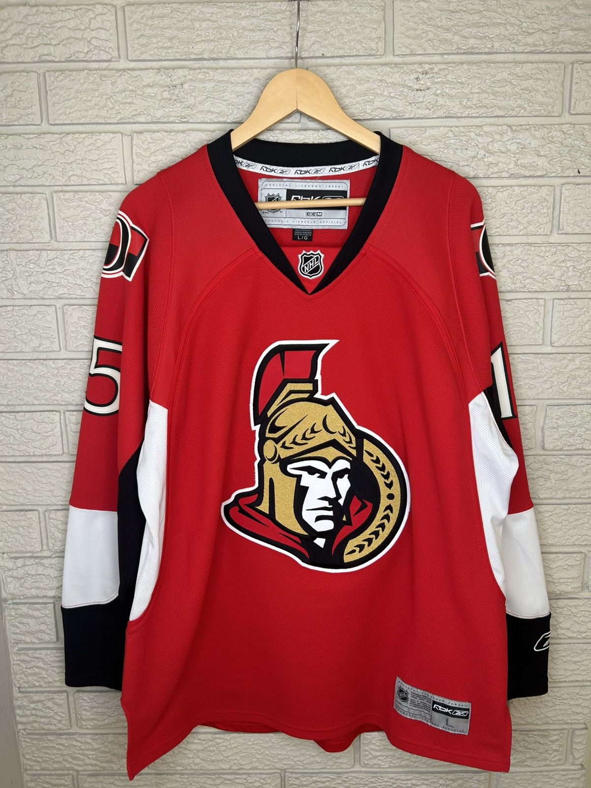 Reebok Vintage Reebok Ottawa Senators Dany Heatley Jersey Size US L / EU 52-54 / 3 - 1 Thumbnail