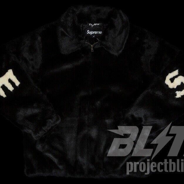 Supreme SS17 SUPREME FAUX FUR BOMBER JACKET BLACK M 2017 Size US M / EU 48-50 / 2 - 1 Thumbnail