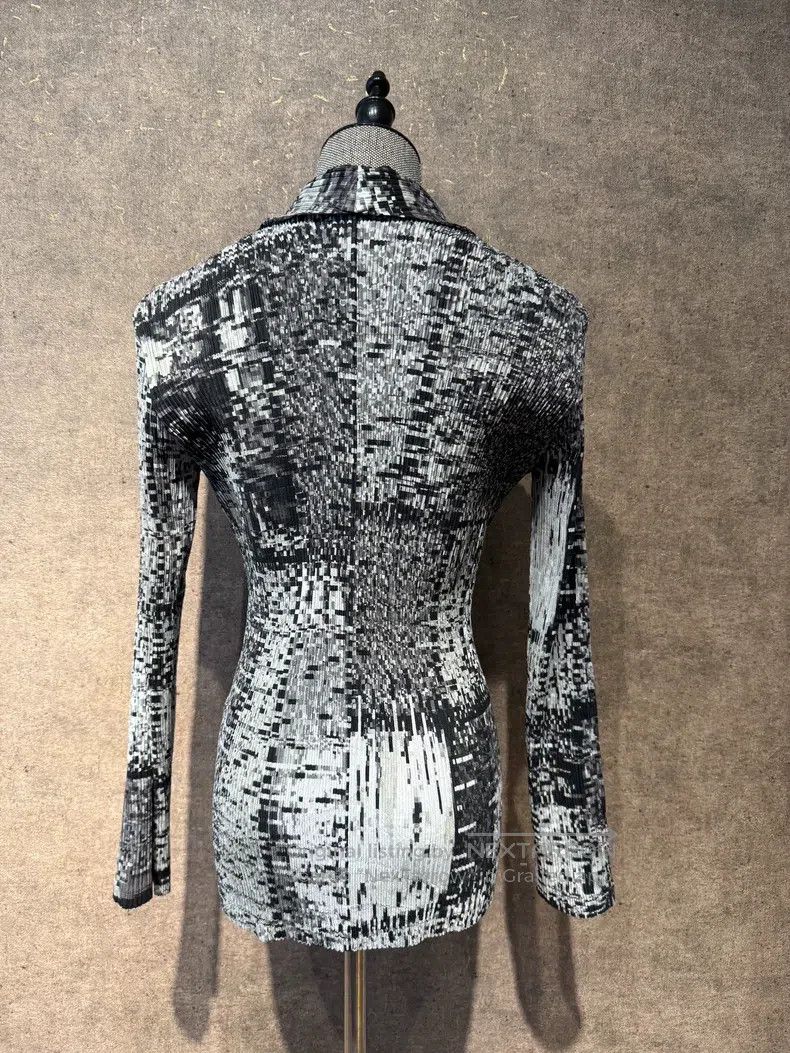 Issey Miyake Issey Miyake Mosaic Print Cardigan Coat Top Size M / US 6-8 / IT 42-44 - 7 Thumbnail