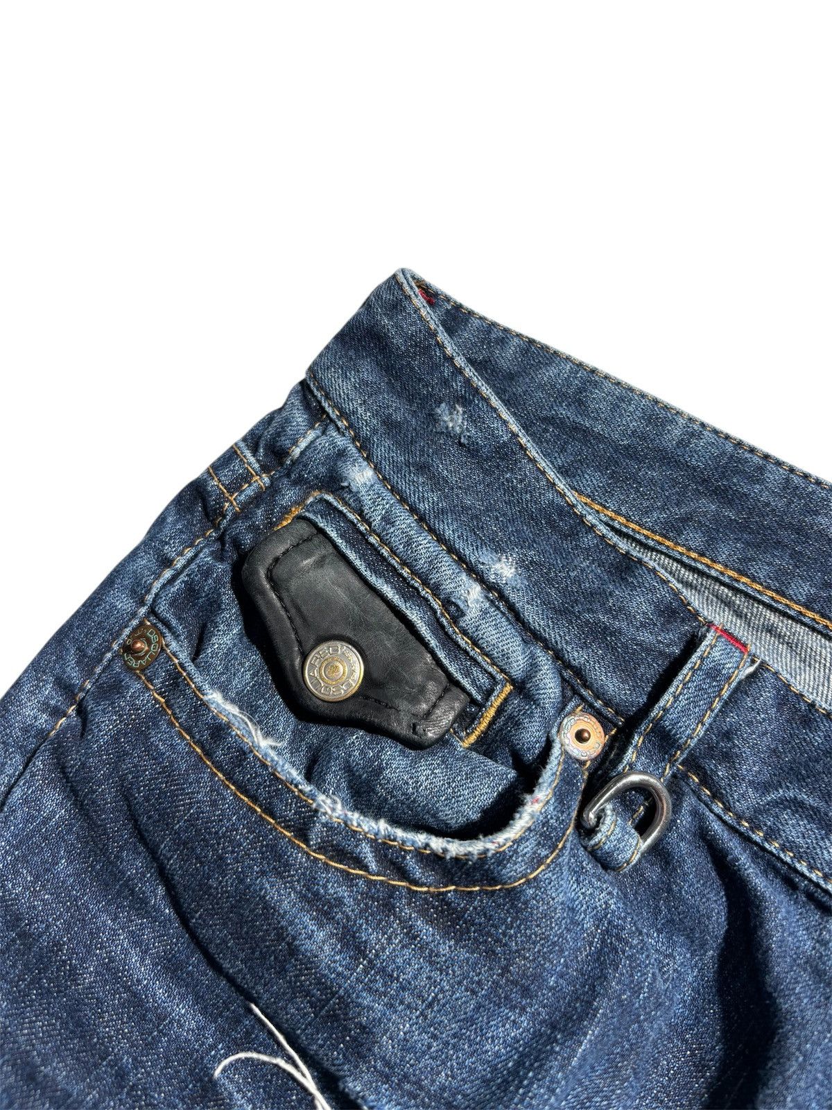 Dsquared2 Dsquared2 Jeans Distressed Vintage Japanese Style Y2K Size US 32 / EU 48 - 3 Thumbnail