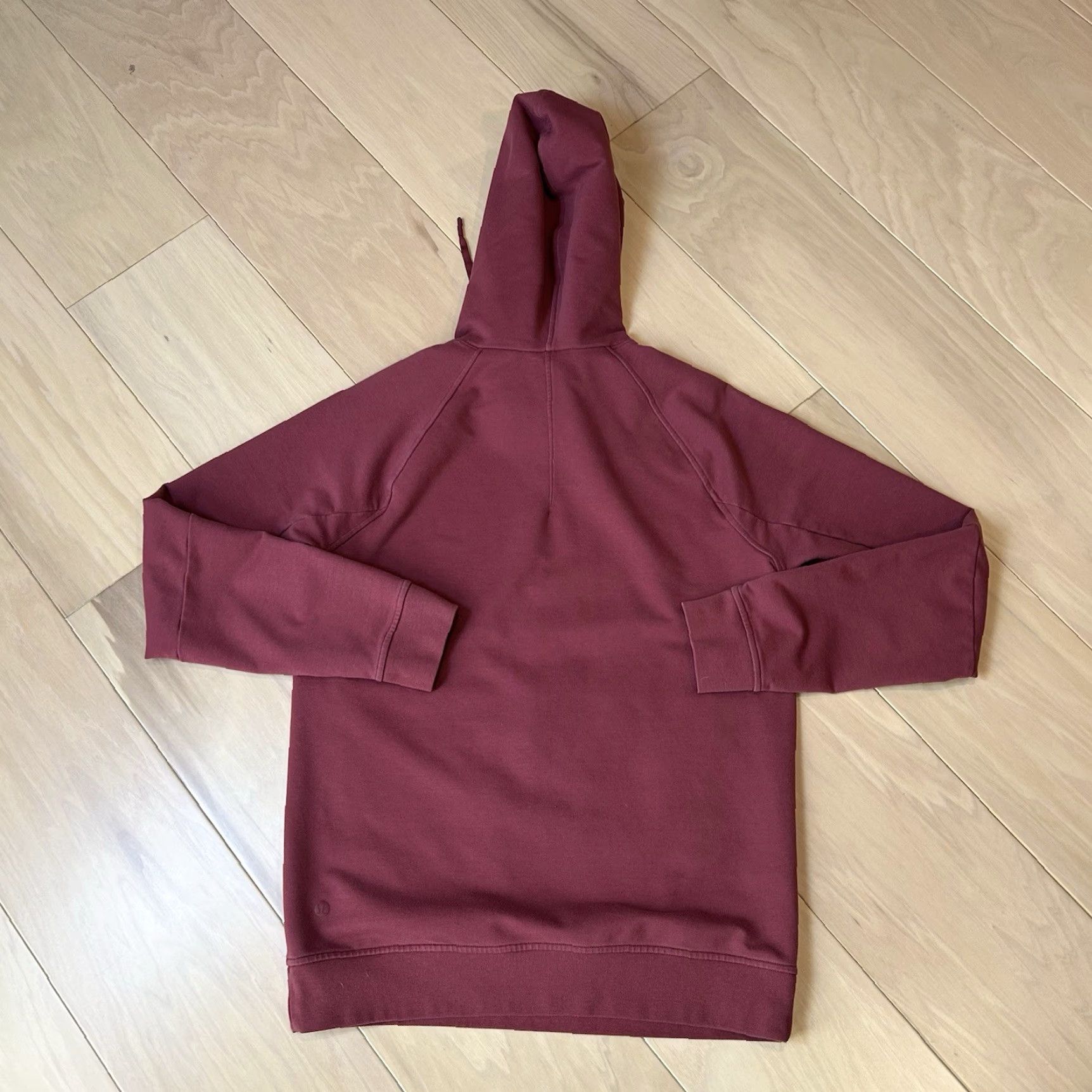 Lululemon Lululemon Men City Sweat Hoodie Pullover XS Long Sleeve Maroon Logo Hooded Zip, Regular Fit, Fleece, City, Athleisure, Urban Fashion, 90s? Size US XS / EU 42 / 0 - 4 Thumbnail