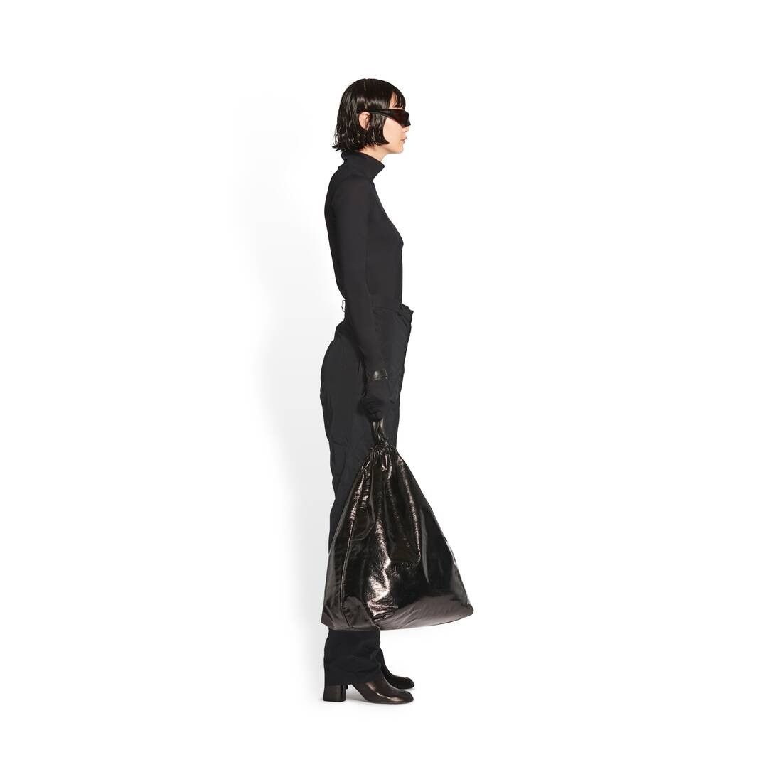 Balenciaga o1bcso1str1124 Dup / Packable Pants in Black Size 26" / US 2 / IT 38 - 3 Thumbnail