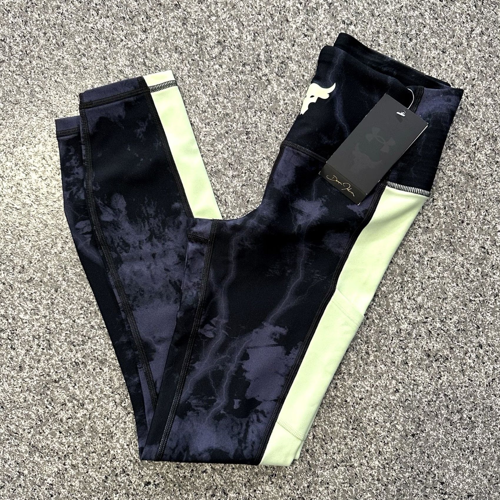 Under Armour Under Armour Project Rock Tight Womens XS High Rise Ankle Legging Gym Training Size 26" / US 2 / IT 38 - 2 Thumbnail