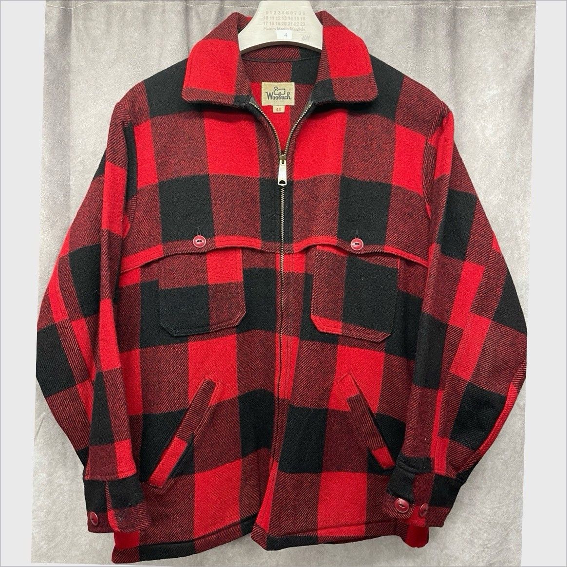 Other VINTAGE 1950S WOOLRICH BUFFALO PLAID WOOL ZIP MACKINAW HUNTI Size US XXS / EU 40 - 1 Thumbnail