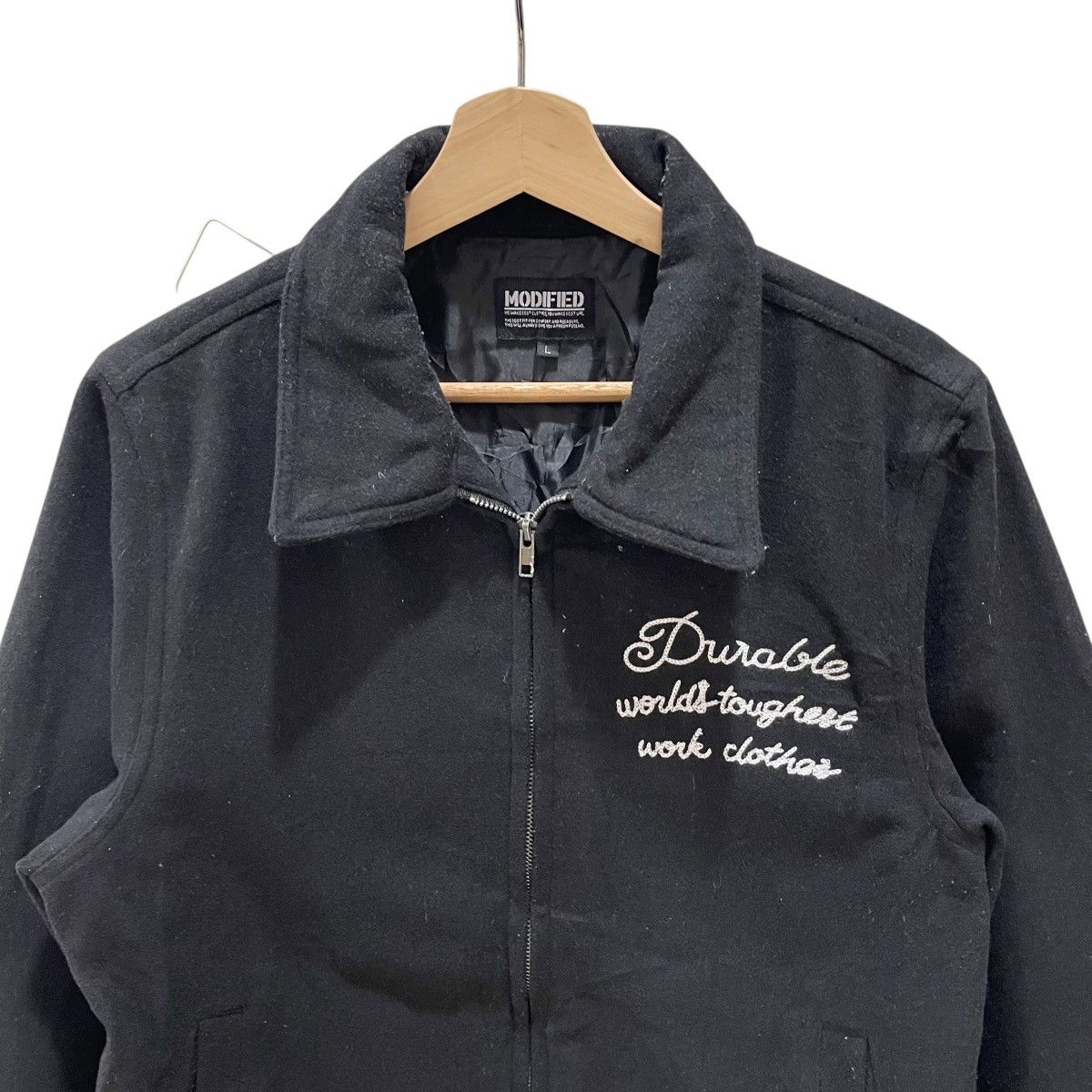 Japanese Brand Vintage Dad’s Workwear Motorcycle Riding Zipper Jacket Size US L / EU 52-54 / 3 - 8 Thumbnail