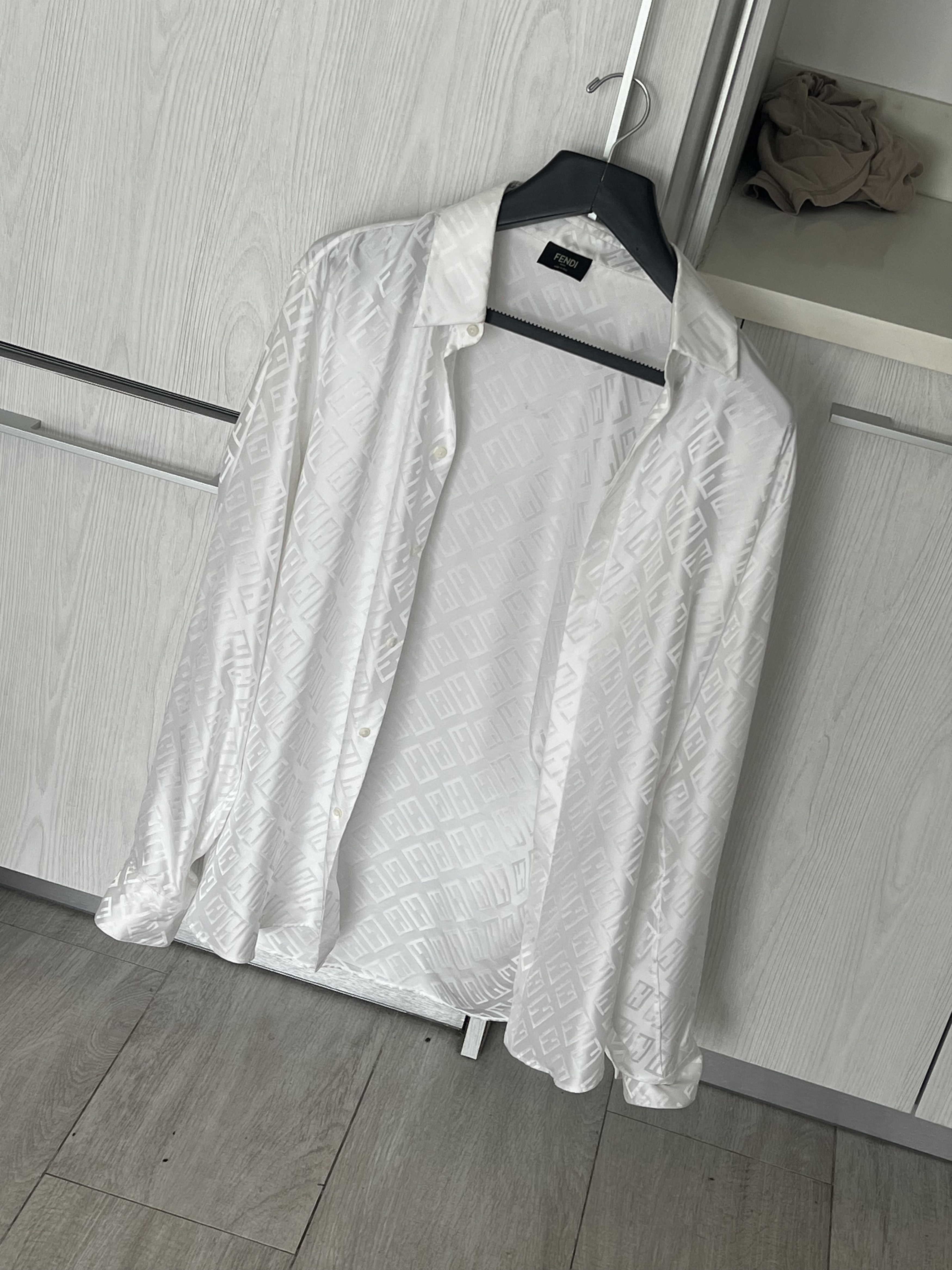 Fendi Fendi Silk Shirt Size US XL / EU 56 / 4 - 1 Thumbnail