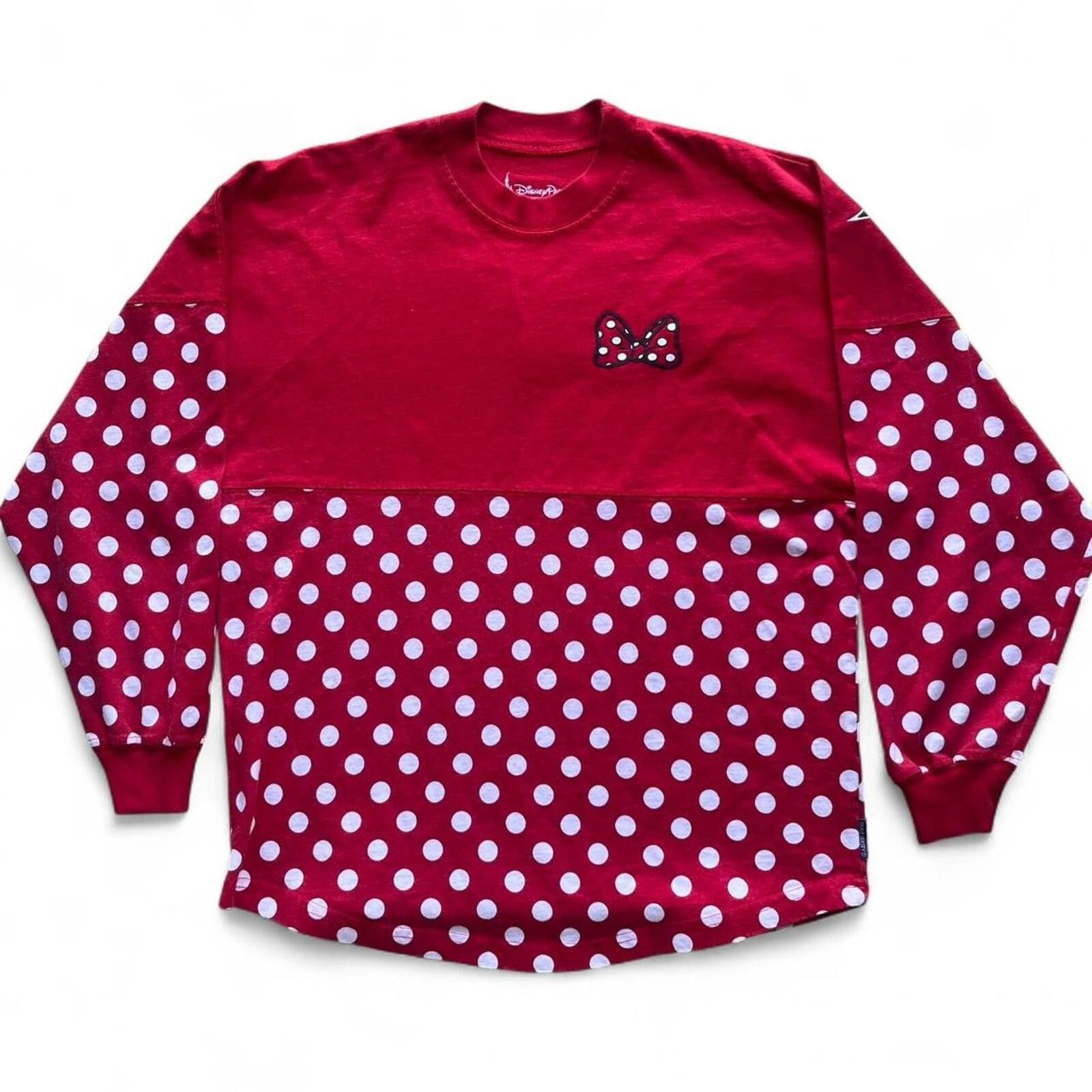 Other Disneyland Resort Red Polka Dot Long Sleeve Shirt Size ONE SIZE - 2 Thumbnail