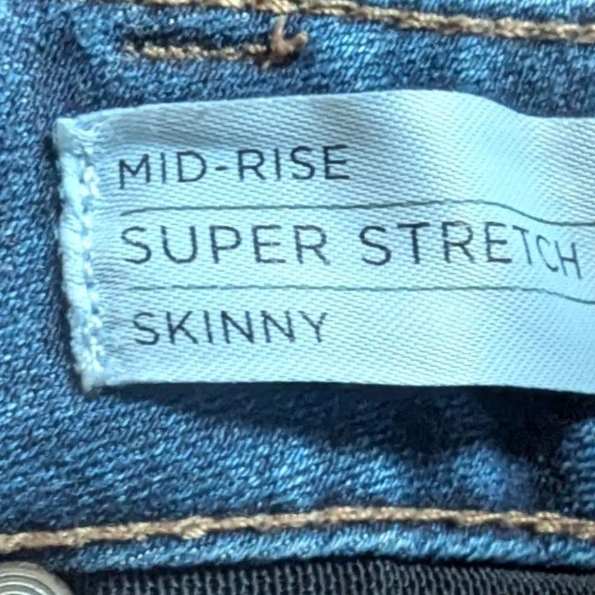 Vintage Lane Bryant Jeans Skinny Denim Dark Wash Mid Rise Super Stretch Womens 18W Jeans Size 40" / US 18 - 6 Thumbnail