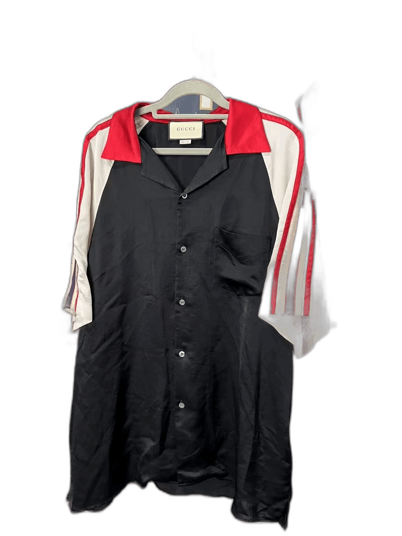 Gucci Gucci Silk Short Sleeve Shirt-2505 Size US XXL / EU 58 / 5 - 1 Thumbnail